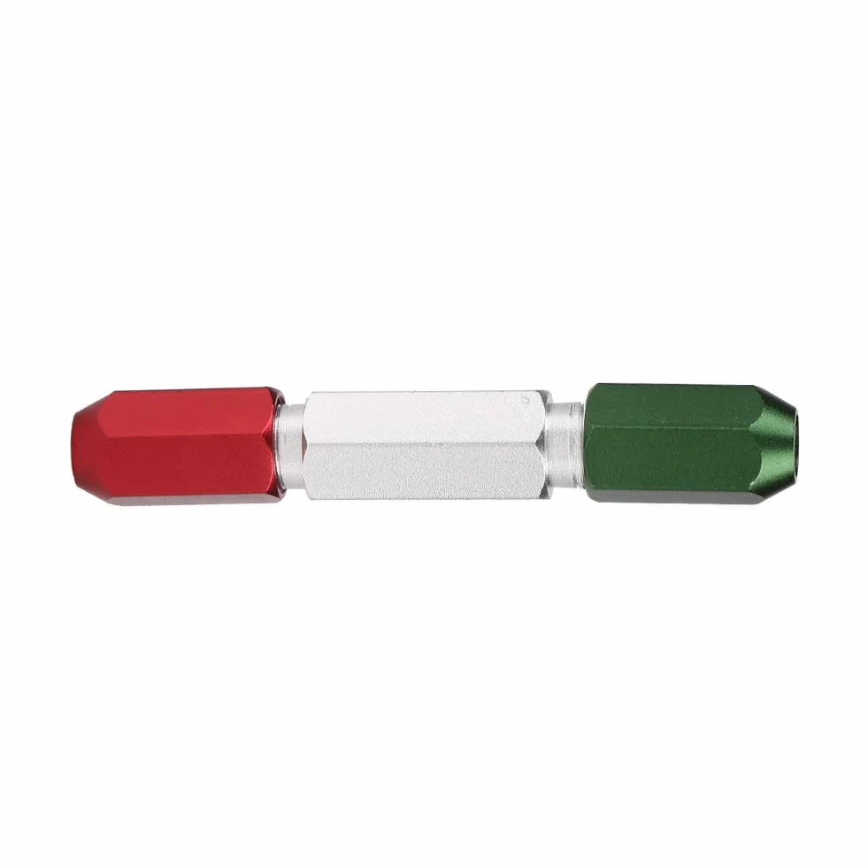 Maniglia per calibro a perno in alluminio doppia estremità Go-No Go 0,3-16 mm