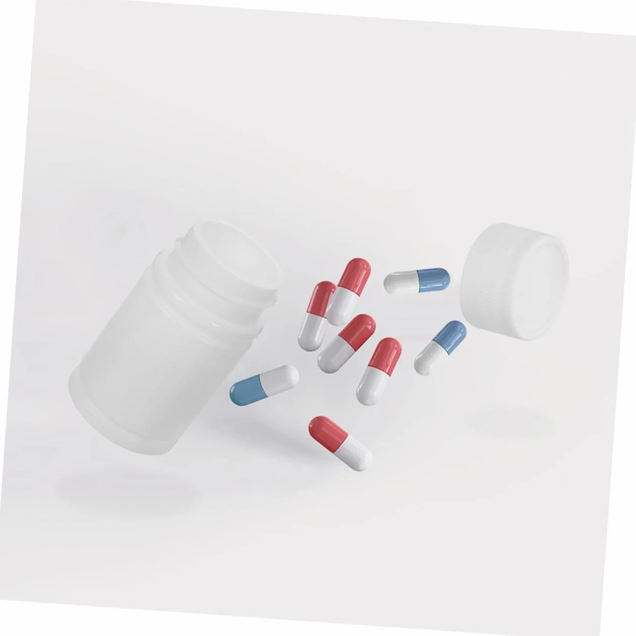 Cabilock 24 Bottiglie HDPE 20ml Contenitori Farmaceutici Sigillati Antiperdita
