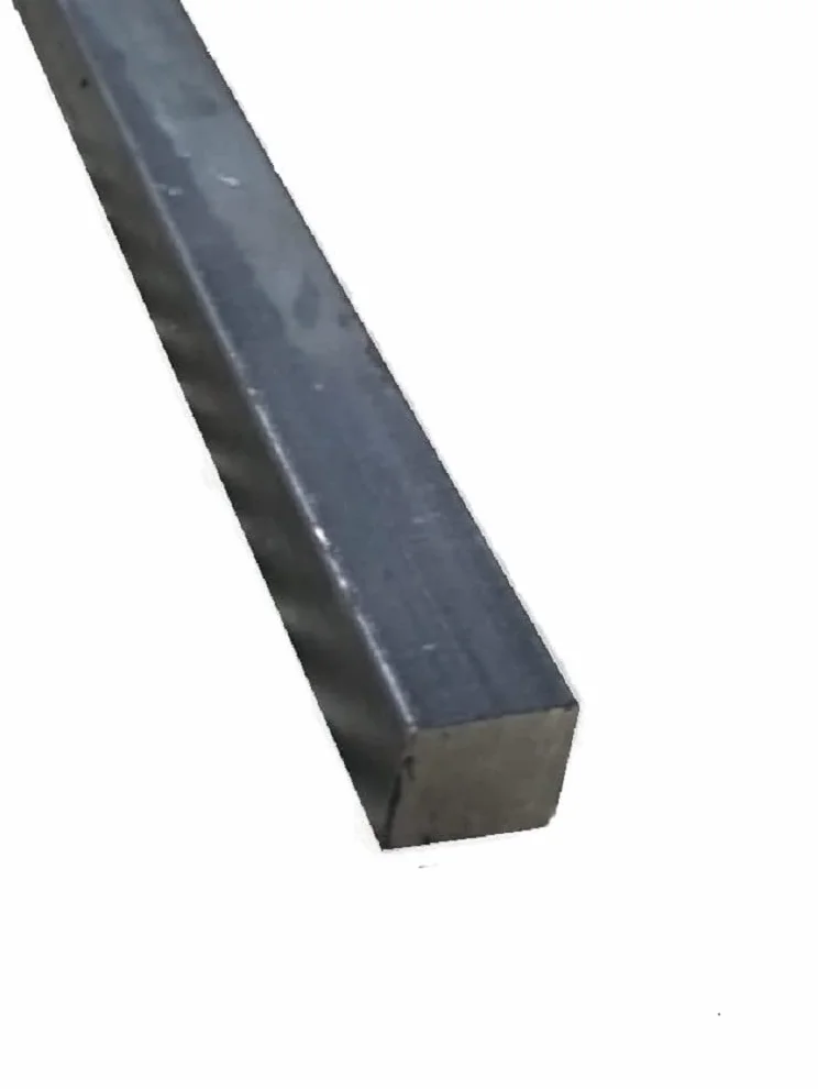 Barra quadrata piena in ferro S235JR 20x20x1000 mm