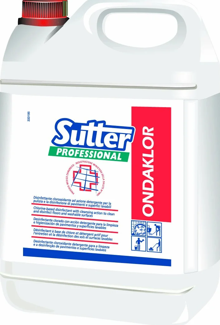 Sutter Professional Ondaklor Detergente Disinfettante Clorossidante 5 kg