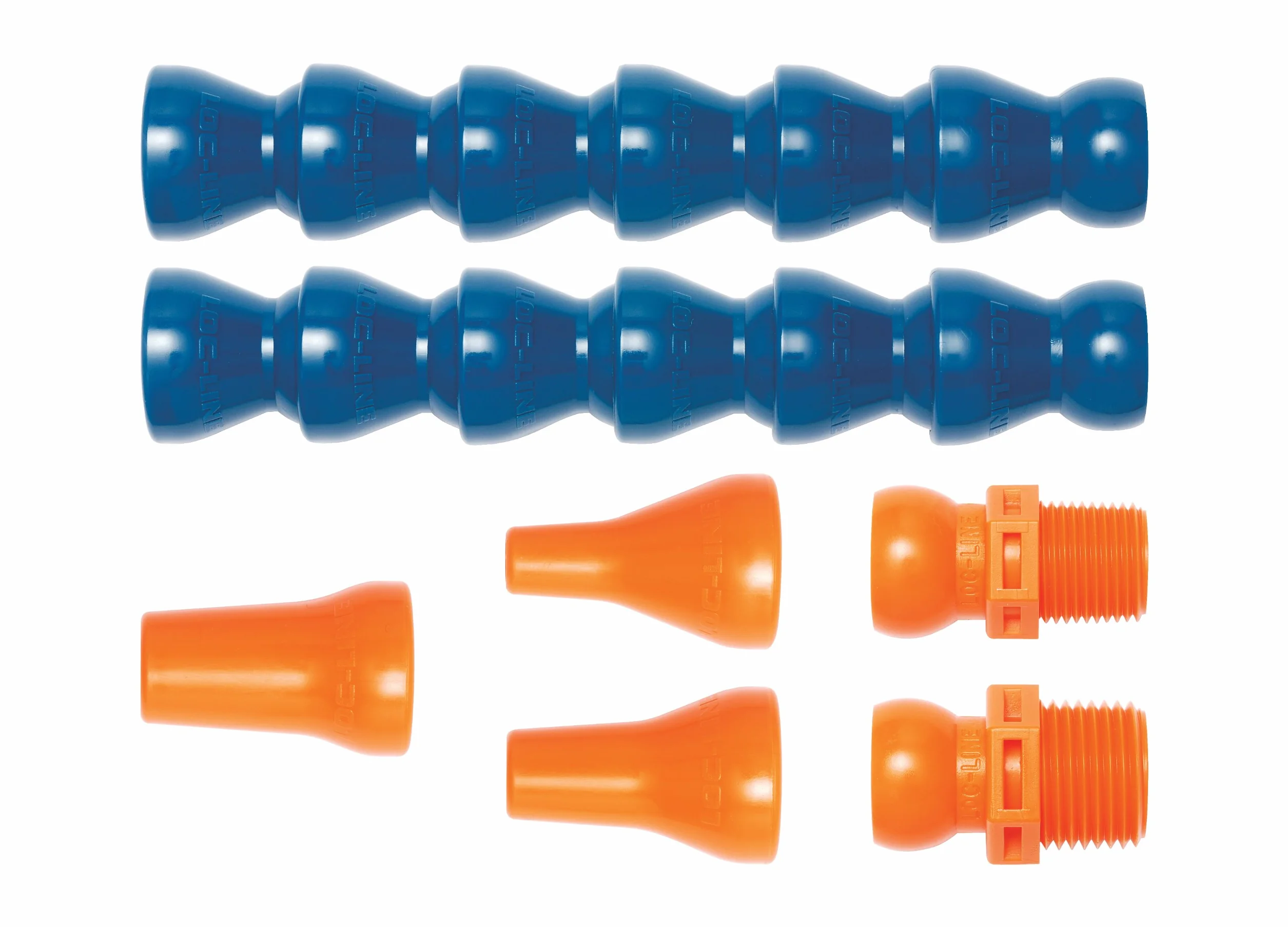 Loc-Line - 50813 Kit di montaggio tubo refrigerante, copolimero acetale, 7 pezzi, 1/2 "ID tubo refrigerante