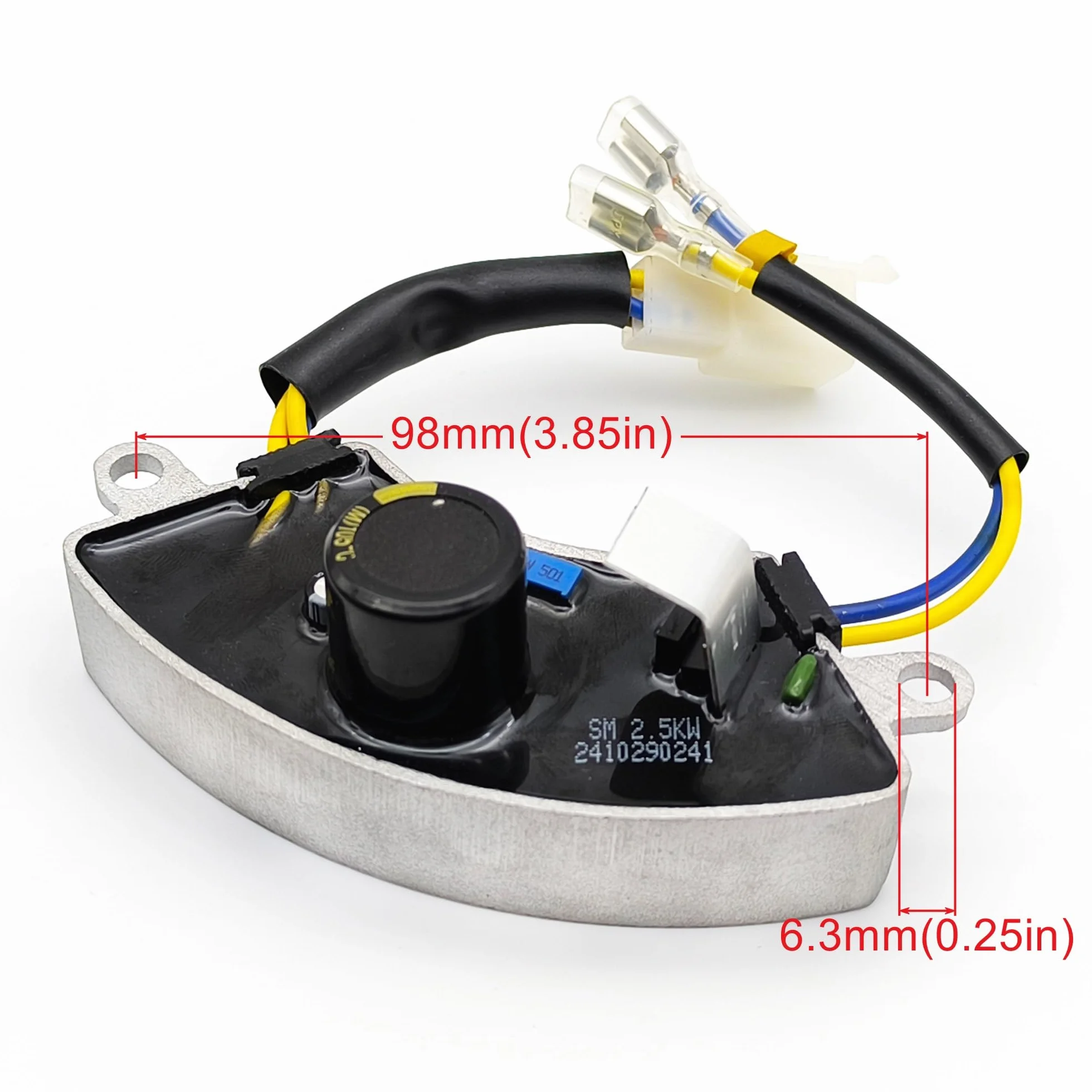 Regolatore Tensione Generatore Avr Gruppo Elettrogeno per 2500-4500 Watt per Champion Honda Yamaha Pramac Hatz Kohler Generac Briggs