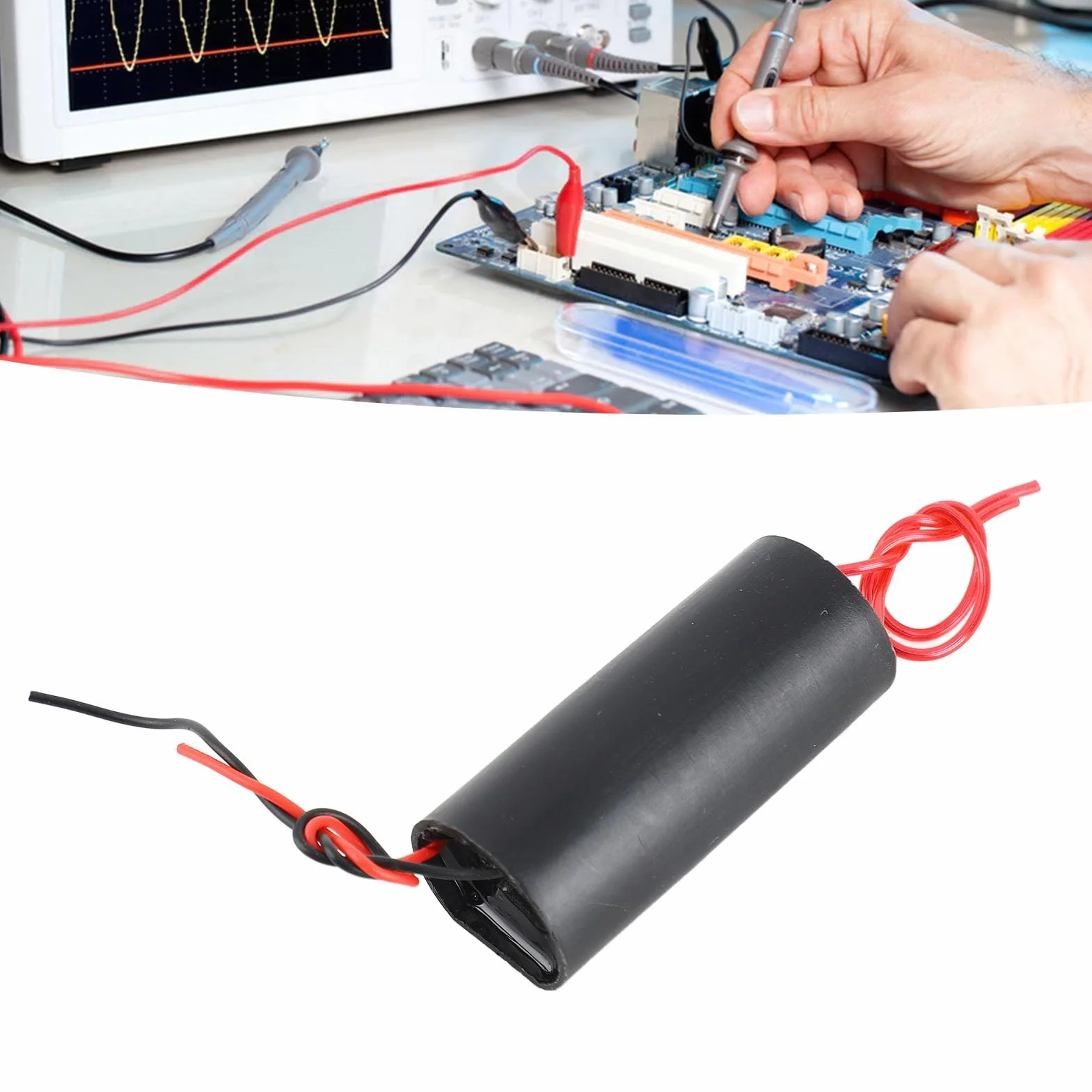Tyenaza 5pcs Generatore ad Alta Tensione, 400kV 3-6V Boost Modulo di Alimentazione Step Up Generatore di Impulsi Modulo per Apparecchiature Elettroniche