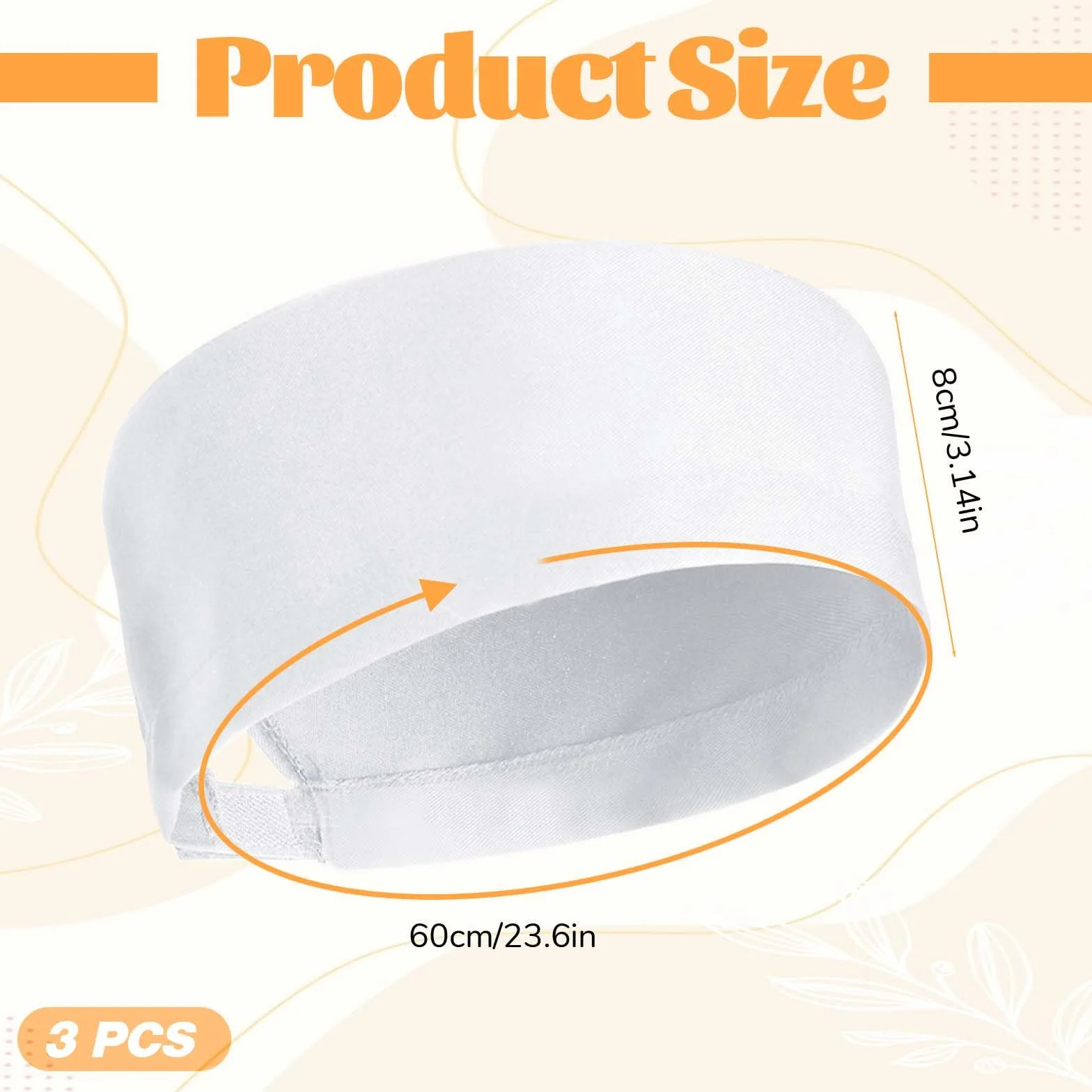 Cappelli da cuoco bianchi con teschio regolabili lavabili per adulti Xthrotsenk