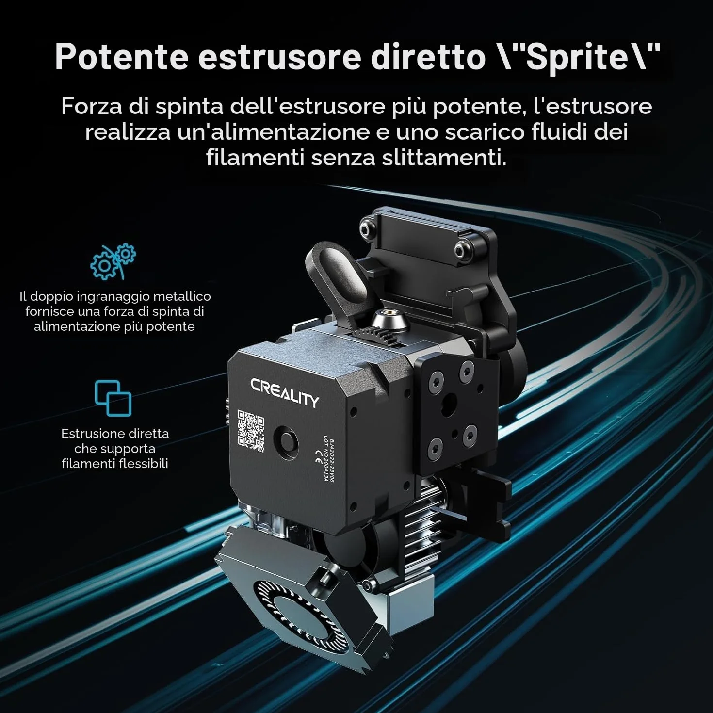 Creality Ender-3 V3 SE - Stampante 3D per principianti con livellamento automatico, estrusore Sprite Direct 250 mm/s, velocità di stampa 220 × 220 × 250 mm