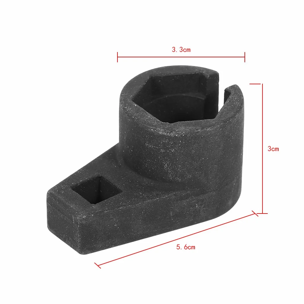 Yctze Chiave per sensore di Ossigeno Offset PE Strumento Universale per Presa di rimozione della Chiave del sensore di Ossigeno 22 mm 3/8" per Riparazione Auto G2g839
