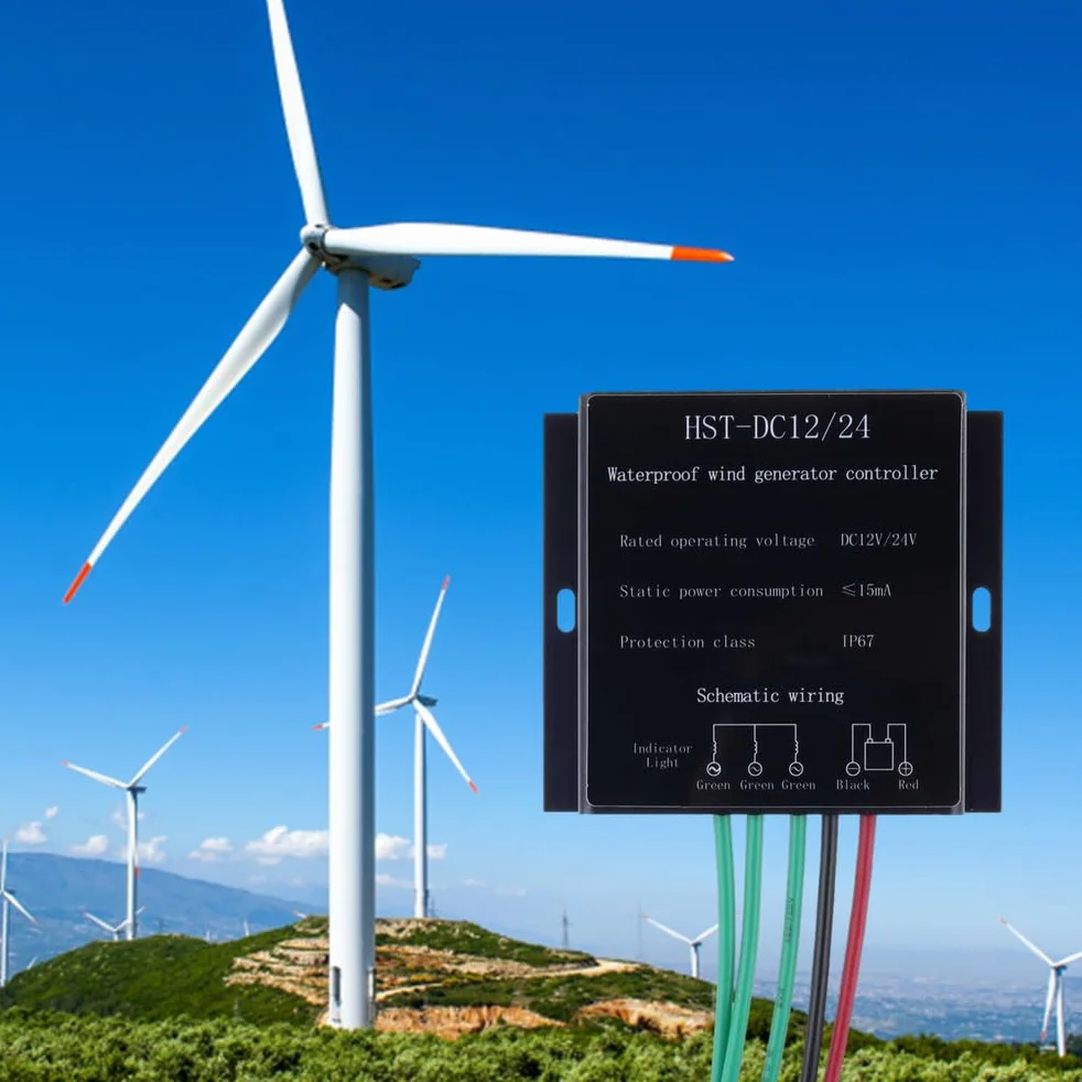 1200W-3600W Turbina eolica Wind Solar Hybrid Controller, Regolatore di Carica della Batteria del Controller del generatore di Turbine eoliche (12V 24V 48V)