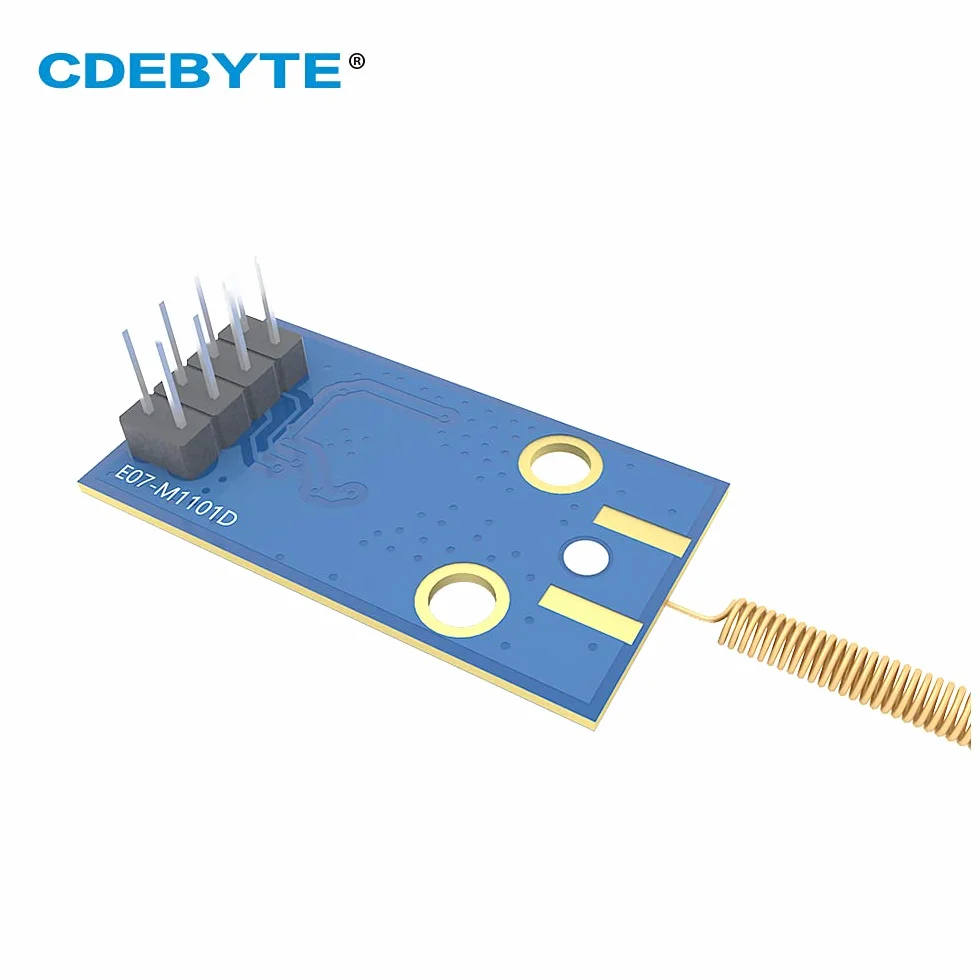 CC1101 Modulo wireless RF 433MHz 500m SPI SMD trasmettitore e ricevitore con antenna a molla