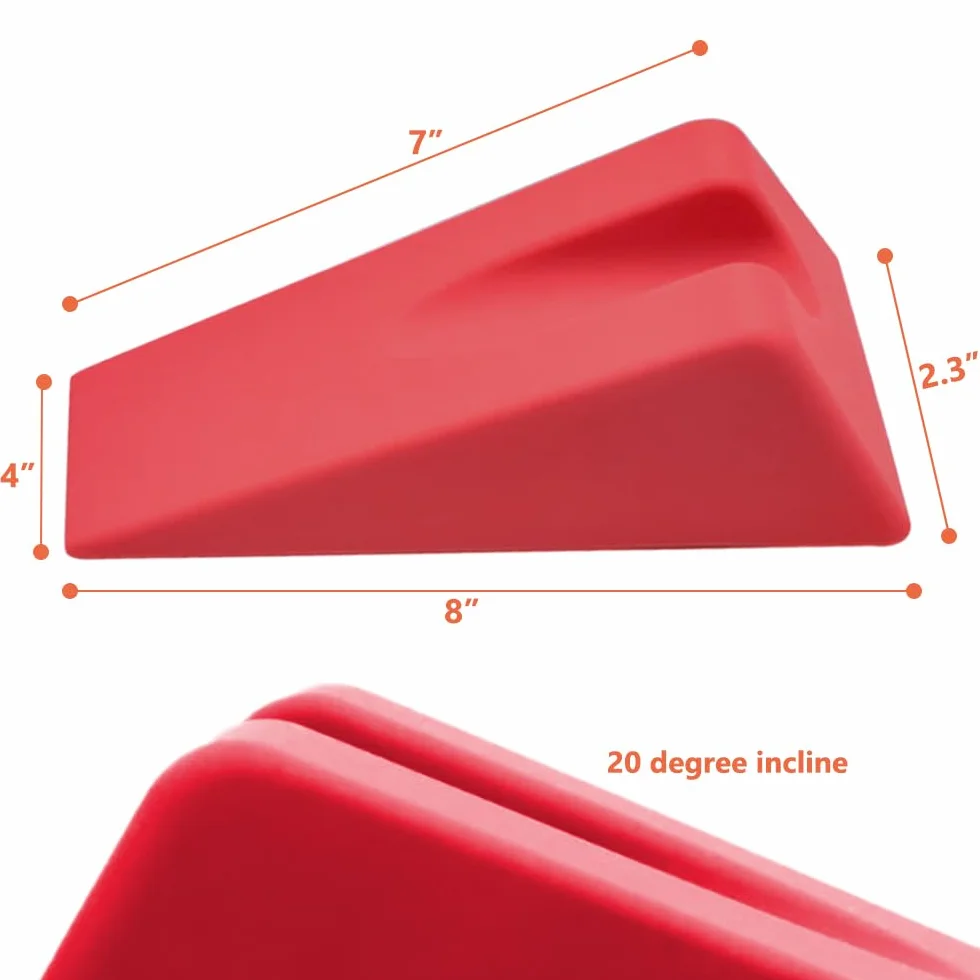 Concept Wedge Triangolo di mobilitazione per sollievo del dolore spinale e riabilitazione, texture opaca, 1 Pc