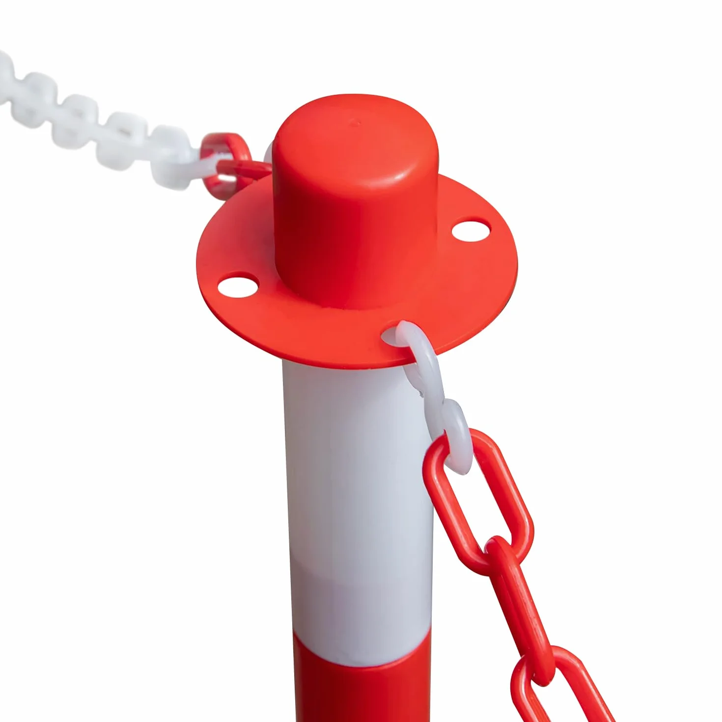 Parent Paletti di Plastica con catena (Set di 4 Paletti)