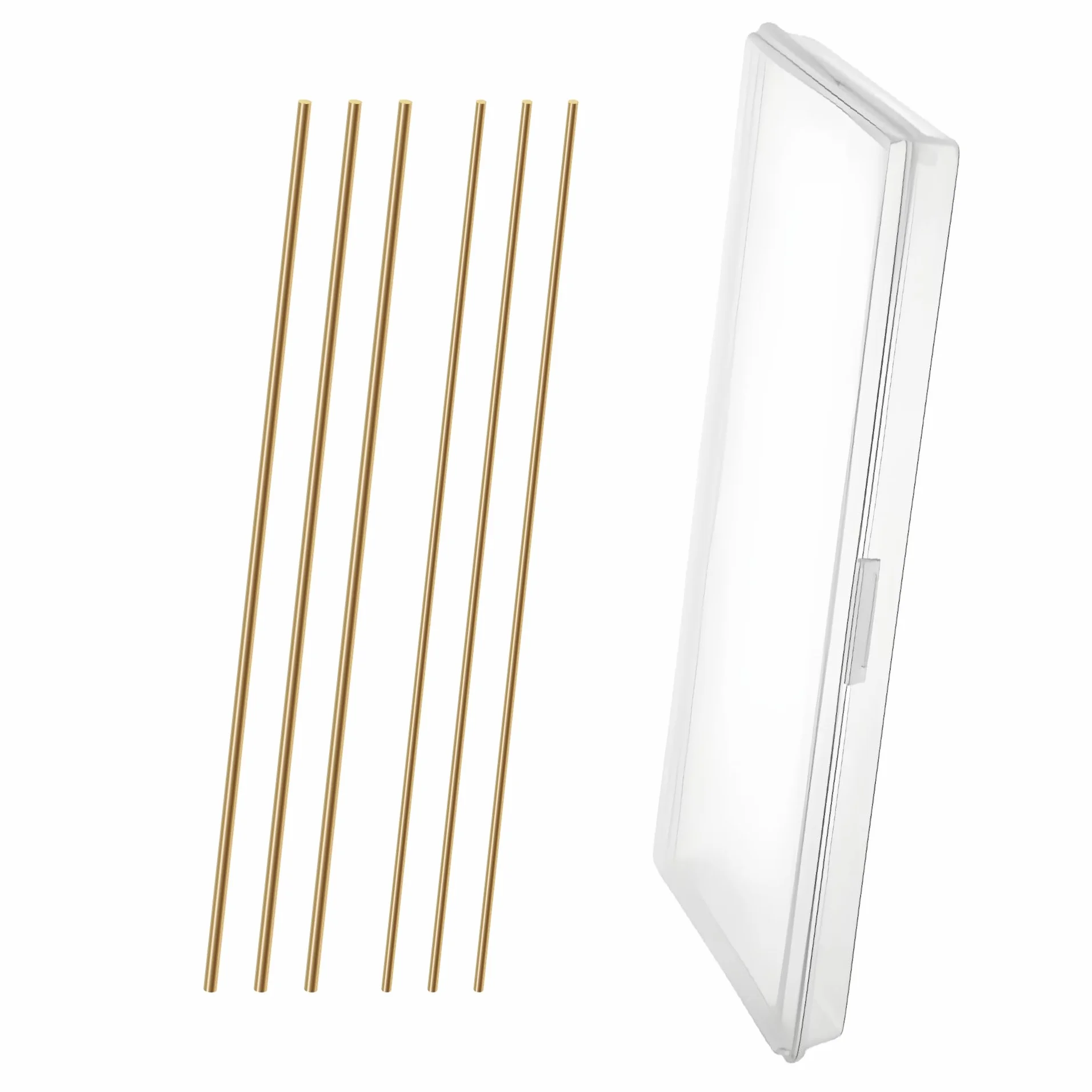 Aste in ottone 25cm 3mm 4mm Rotondo barra ottone per Artigianato fai da te