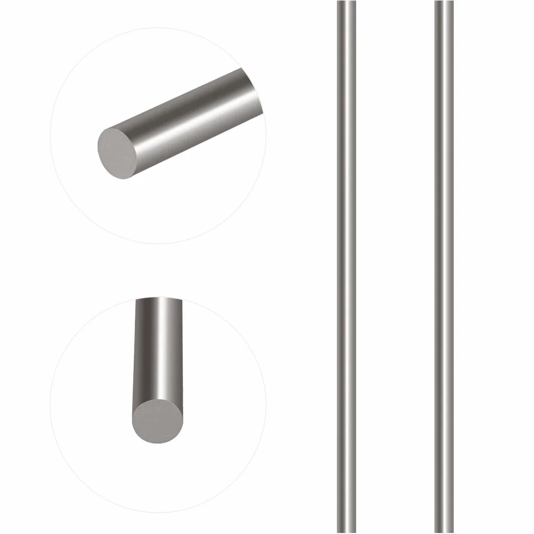 Glarks Barra per tornio in acciaio INOX 6 mm x 356 mm 2 pezzi per modellini RC
