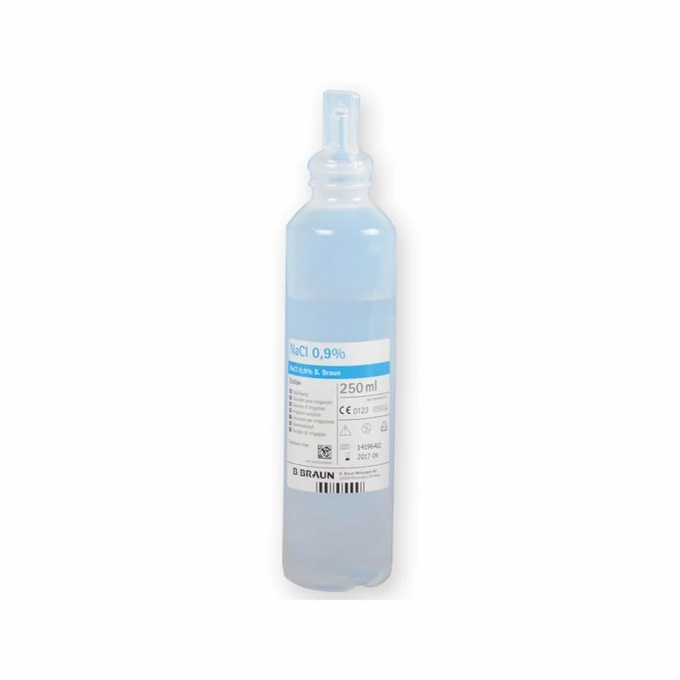 B-Braun 36552 Soluzione Salina Sterile Ecolav, 250 ml, Confezione da 20
