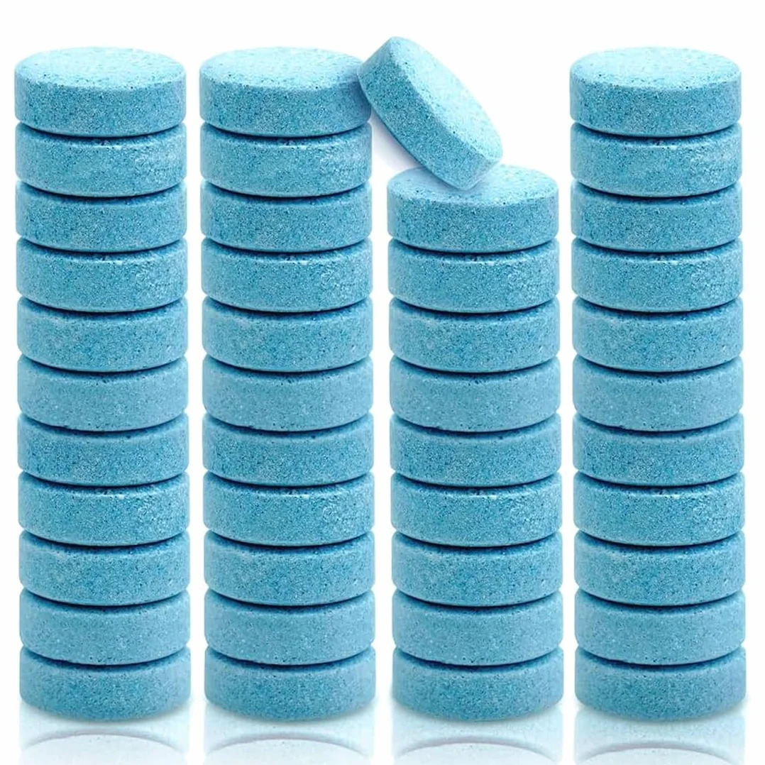 Pastiglie concentrate per lavavetri 60 pezzi per auto, finestre, piastrelle