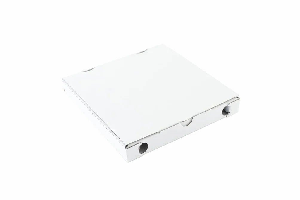 CARTONE PIZZA BIANCO 24X24 H.3 X 100PZ ARTEPACK SENZA STAMPA CON OCCHIELLO