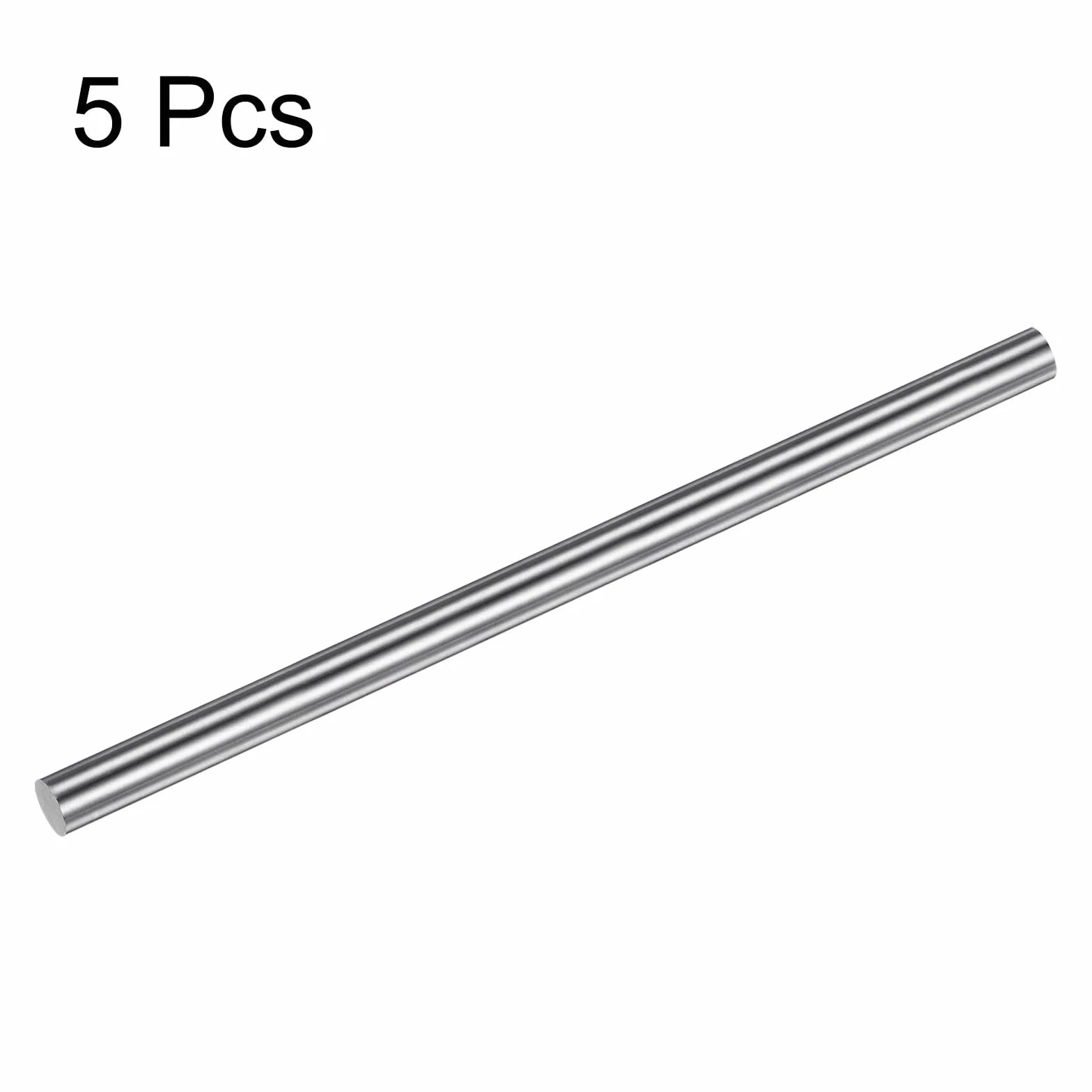 QUARKZMAN 5pz 304 Acciaio Inossidabile Tondo Asta 3/8" Diametro 10" Lunghezza Solido Asta Tornio Barra Stock