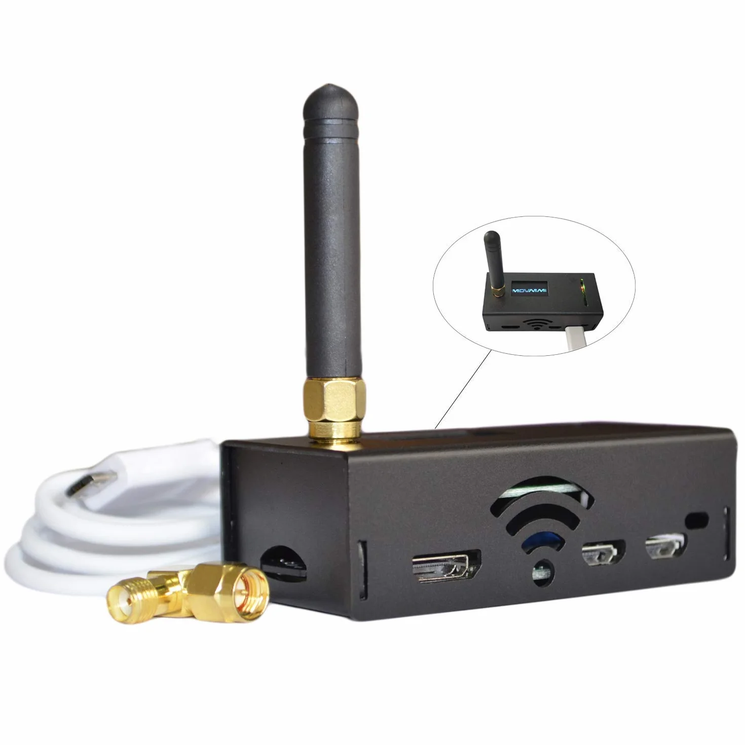 AURSINC 2025 V1.5.2 Hotspot MMDVM Stazione Radio WiFi Modem Vocale Digitale Integrato con Raspberry Pi Zero 2W, Supporta C4FM YSF POCSAG NXDN DSTAR P25 DMR, Pi-Star/WPSD
