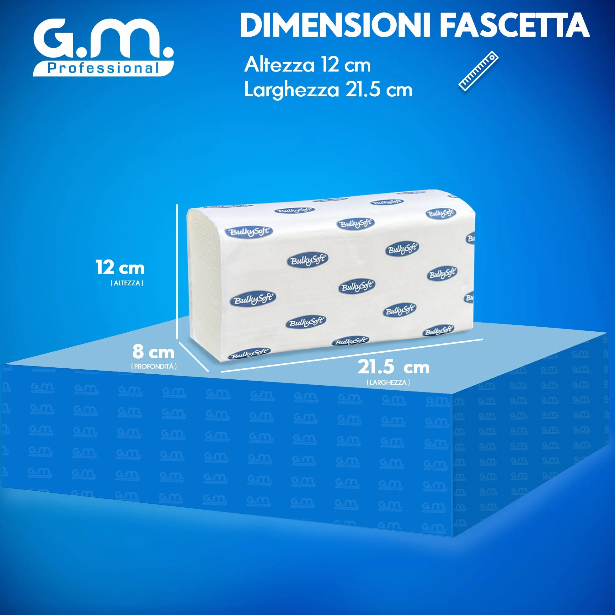 Tovaglioli Di Carta Intercalati 2 Veli 100% Cellulosa 21,5 X 24 Cm Piegati a Z 6 Pacchetti da 200
