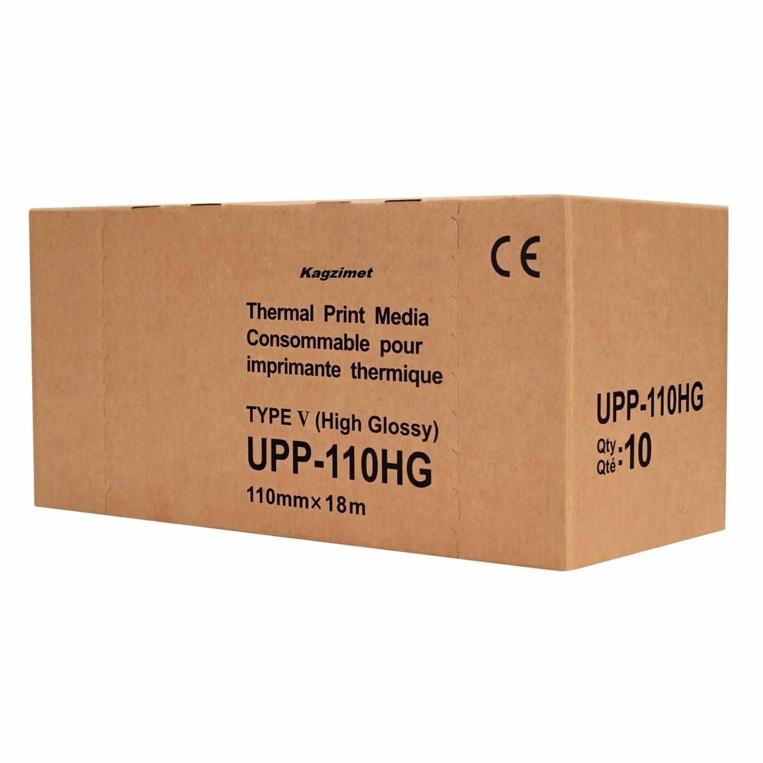 Carta UPP-110HG di ultrasuono 10 rotoli, stampa termica ad ultrasuoni upp 110 film lucido