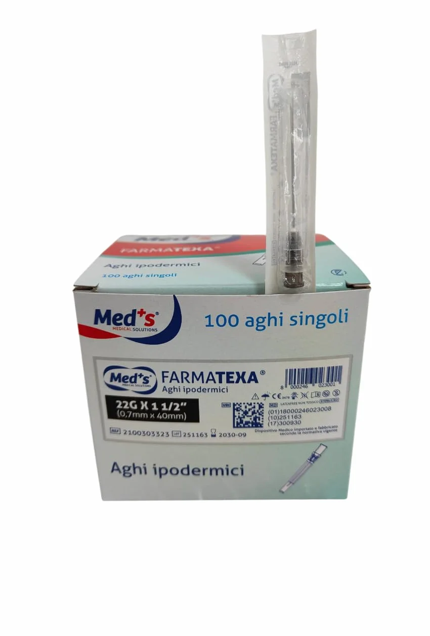 Ago 22G x 38 mm conf. 100 pezzi