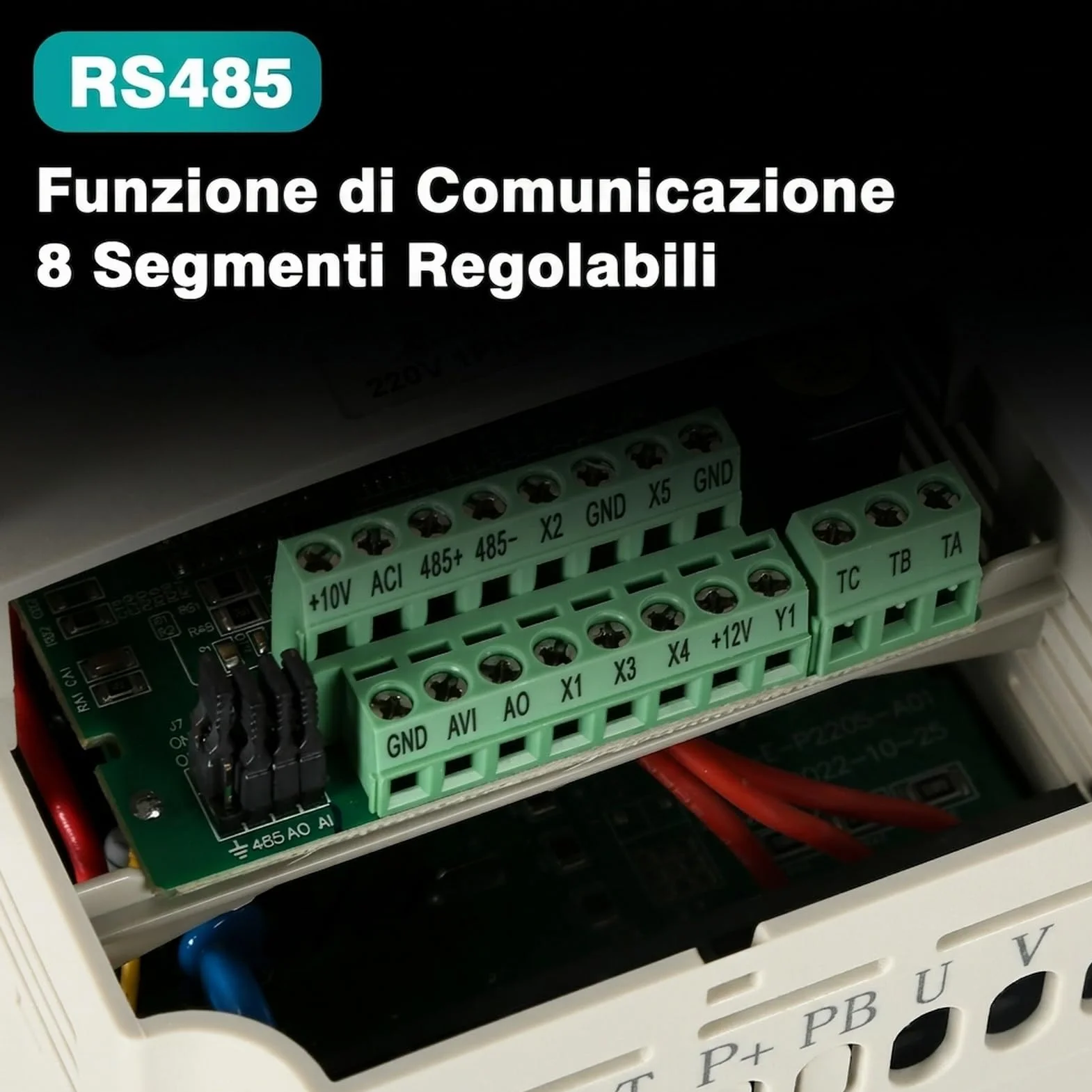inverter per motori 230 380 Ingresso monofase 220V Uscita trifase 380V 2,2KW Inverter di frequenza CNC Inverter di frequenza Modello di fabbrica JLS-E-2S-2,2GB-4T (con cavo di estensione 2m)