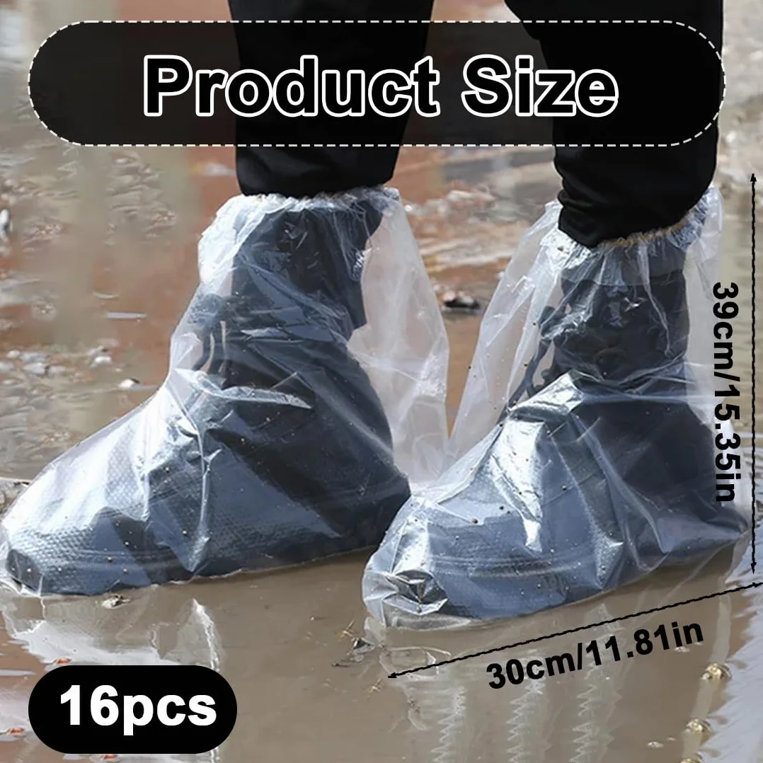 Copriscarpe Monouso Impermeabili Antiscivolo USA e Getta per Pioggia Outdoor