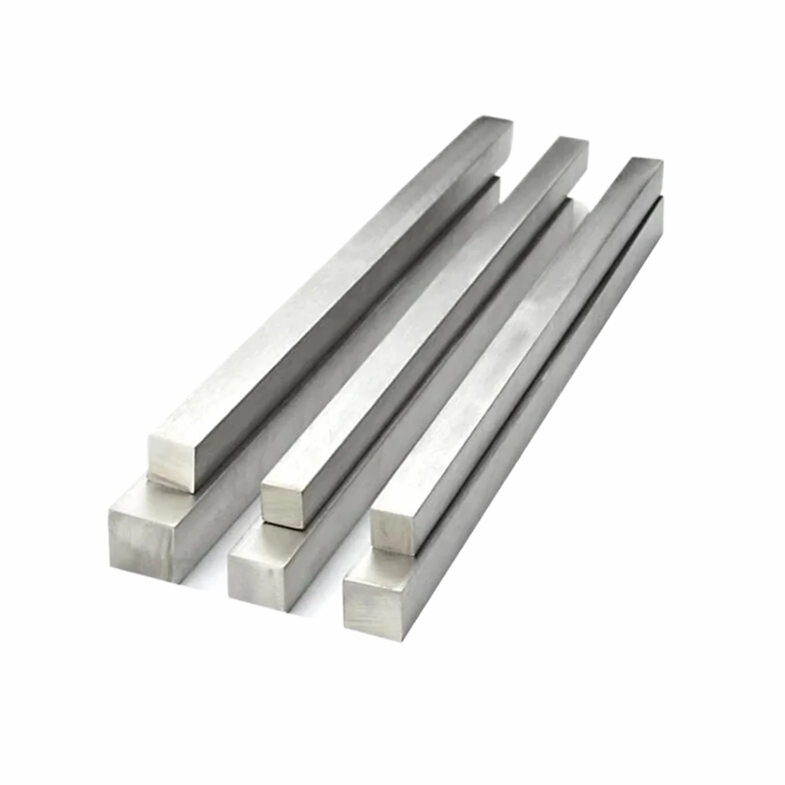 Barra quadrata acciaio inossidabile 304 500 mm 8x8x1,5 mm 20 mm