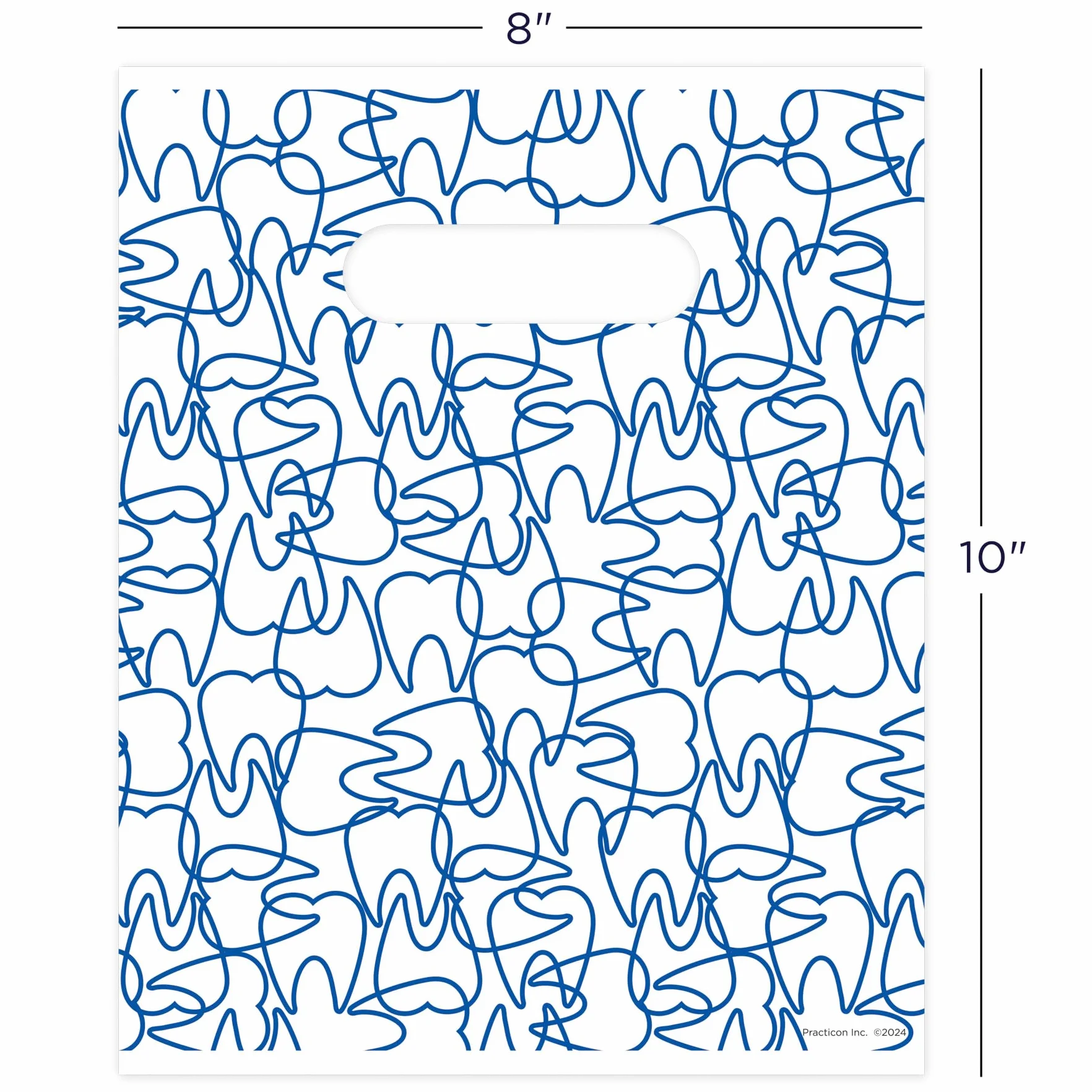 Practicon Confezione da 100 sacchetti per stampa Molar 20,3 x 25,4 cm