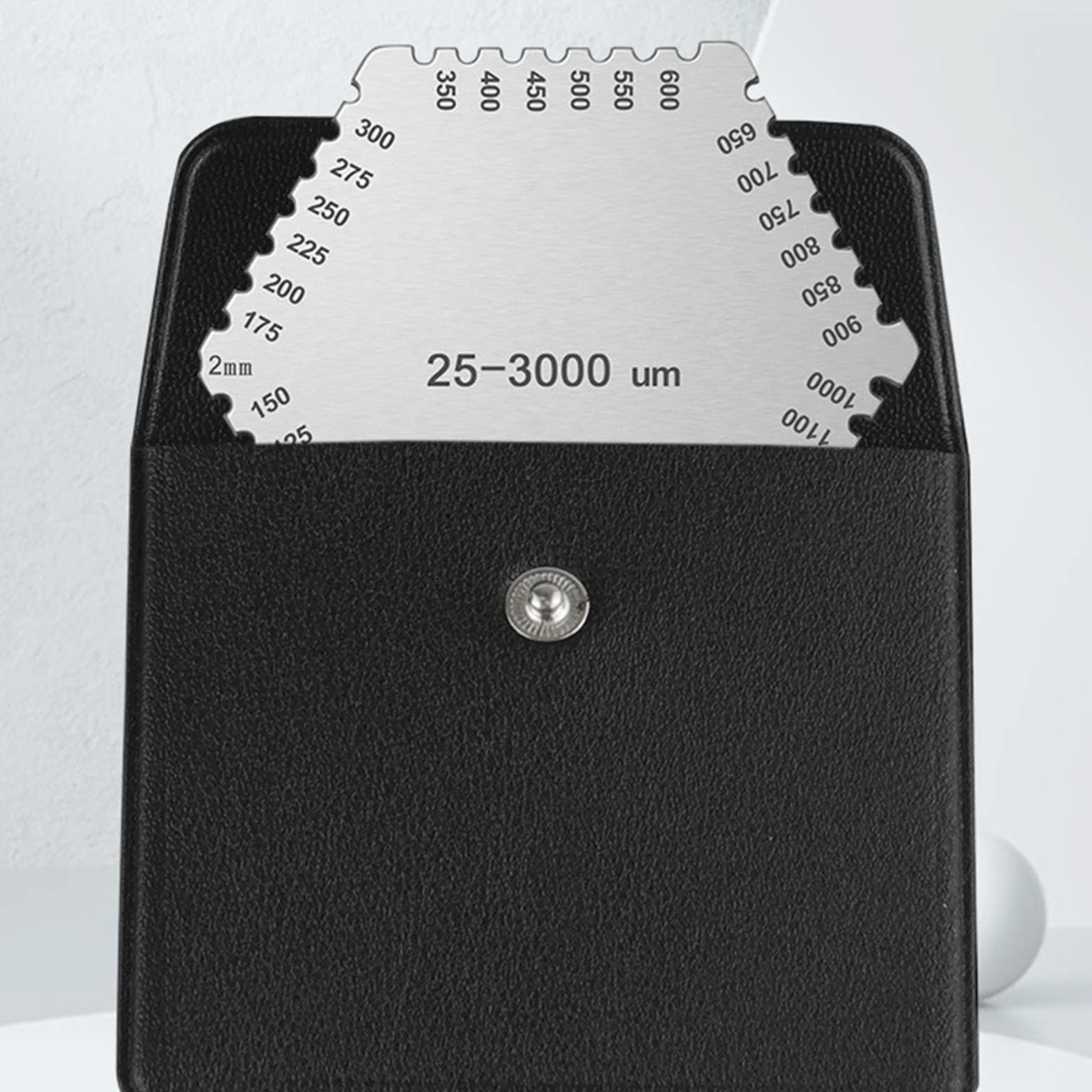 Precisions Paint Thickness Gauges Stainless Hexagon Wet Film Comb 25-3000um Laboratory Measurement Tool