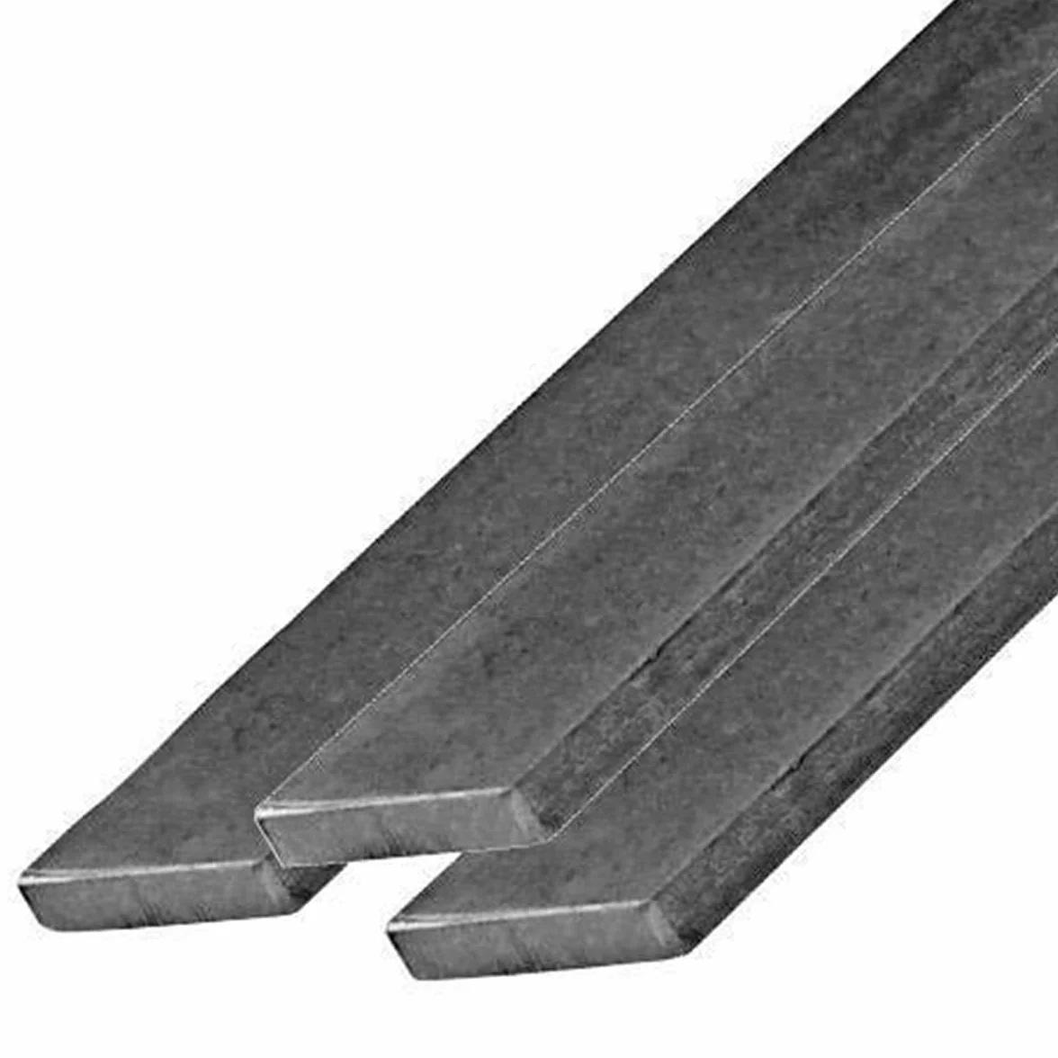 Barra piatta in ferro mis. 80x5x1000 mm Set da 2 pezzi Made in Italy
