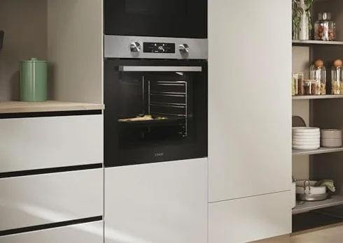 Forno da Incasso Elettrico Ventilato Candy Bake 800 78L Wi-Fi AirFry Funzione Pizza 300°C Classe A++ Inox