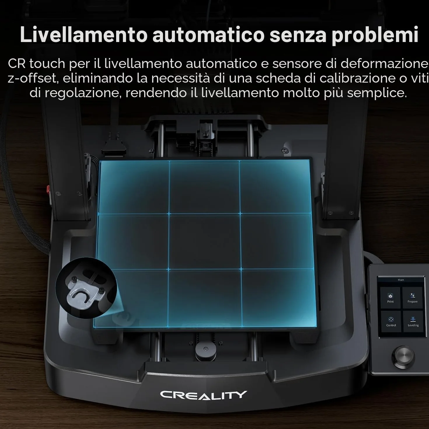 Creality Ender-3 V3 SE - Stampante 3D per principianti con livellamento automatico, estrusore Sprite Direct 250 mm/s, velocità di stampa 220 × 220 × 250 mm