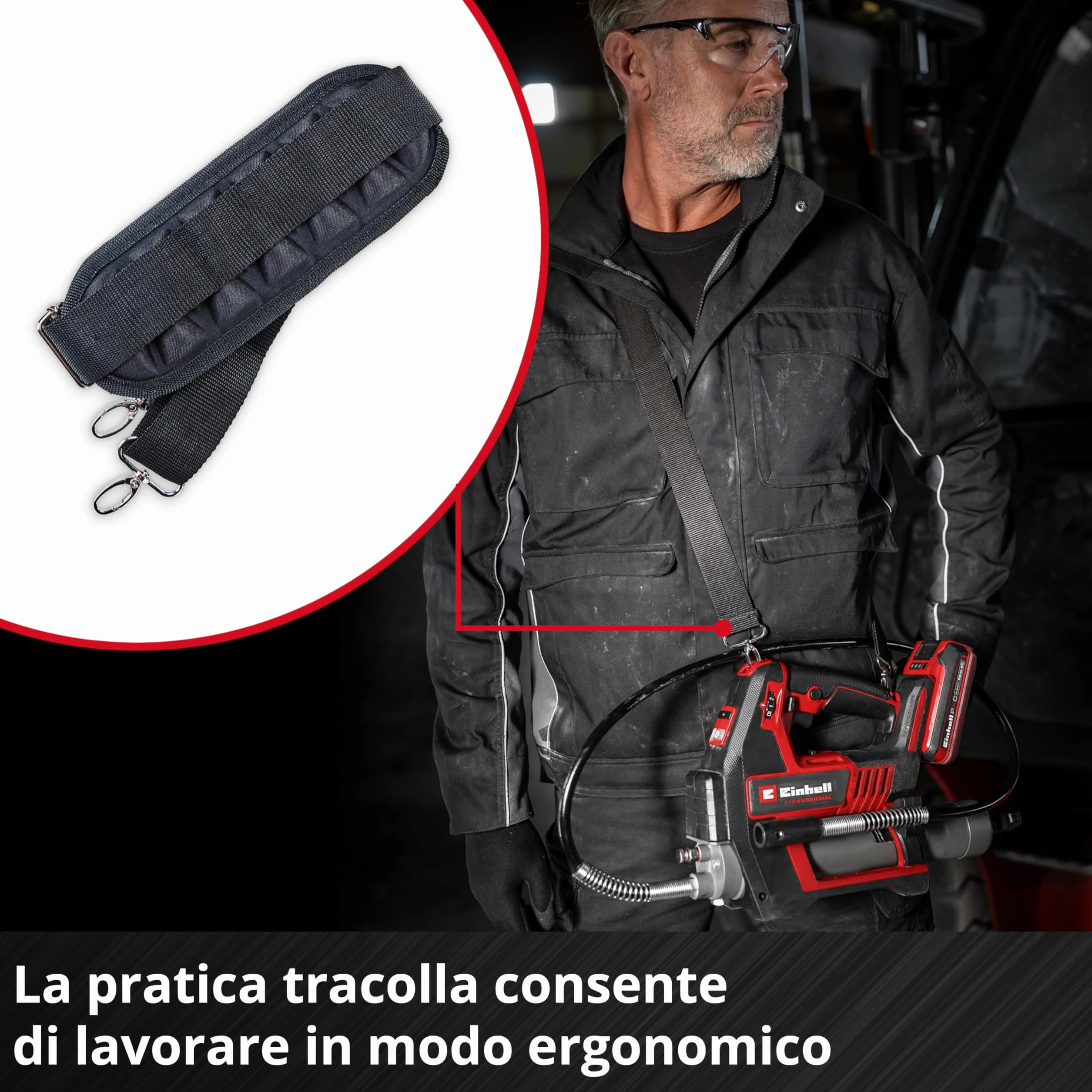 Einhell Professional TP-GR 18/690 Li Ingrassatore a batteria 18 V 690 bar