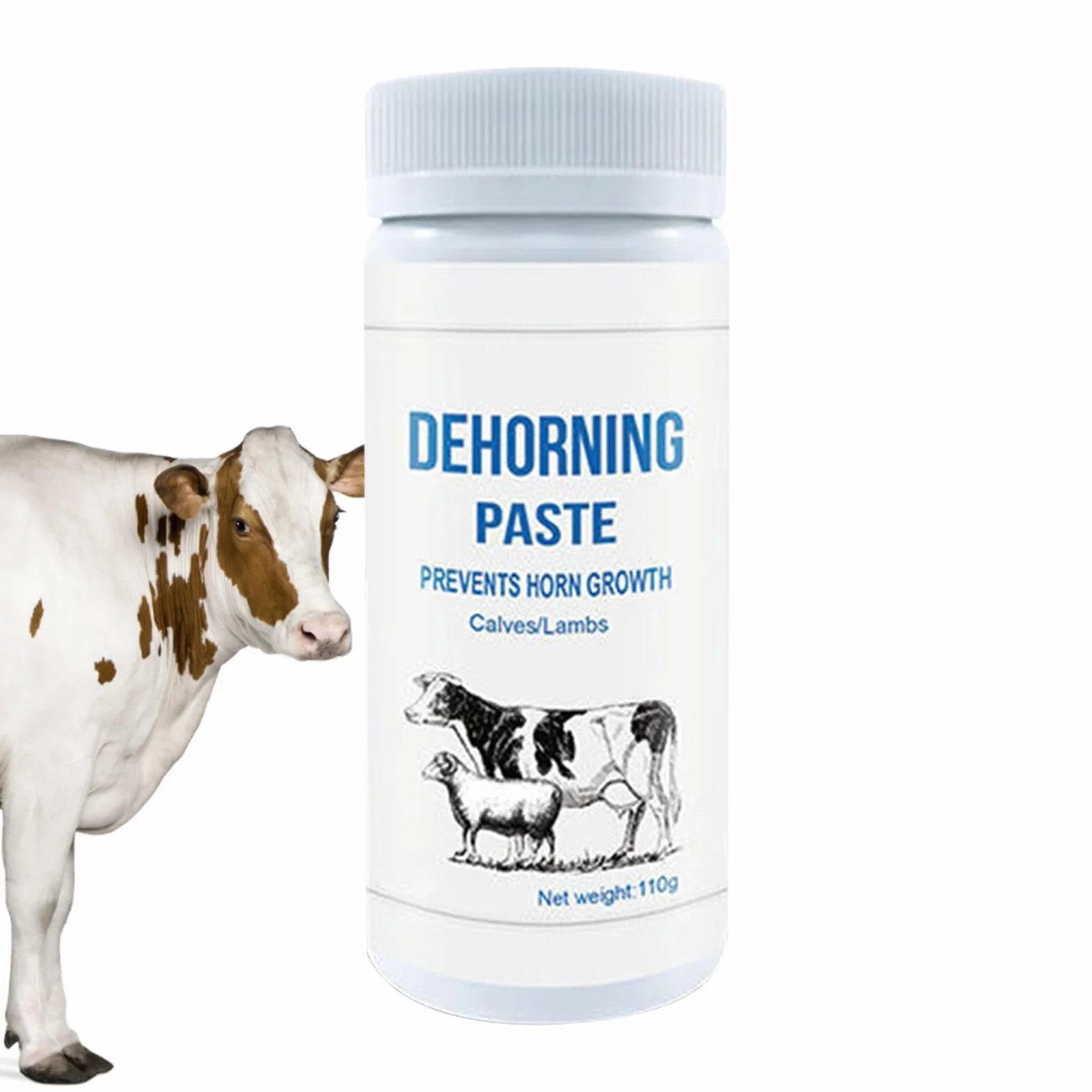 Crema per decornazione sicura per bovini, ovini e caprini - Strumento rimozione naturale