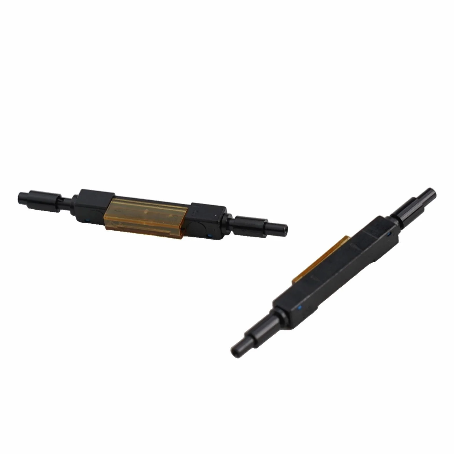 Adattatore meccanico per connettori rapidi in fibra ottica, connettore per cavo a goccia per strumento di installazione FTTH, adattatore per fibra da 0,25 mm e 0,9 mm con (5 pezzi)