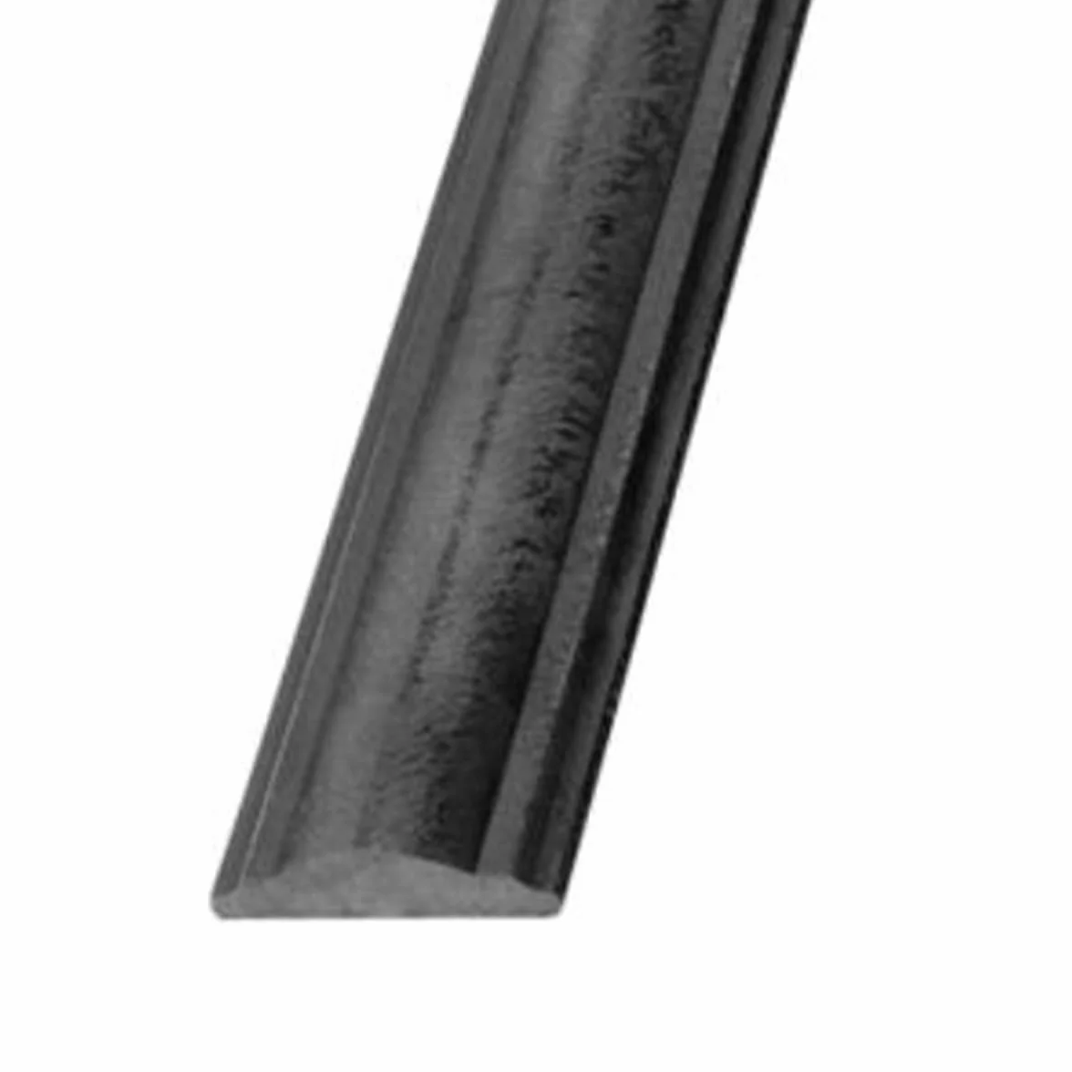 M.P. Metalli - Barra corrimano mancorrente sagomato in ferro pieno 40x12 mm | Misura: 1 mt / 1000 mm | Made in Italy