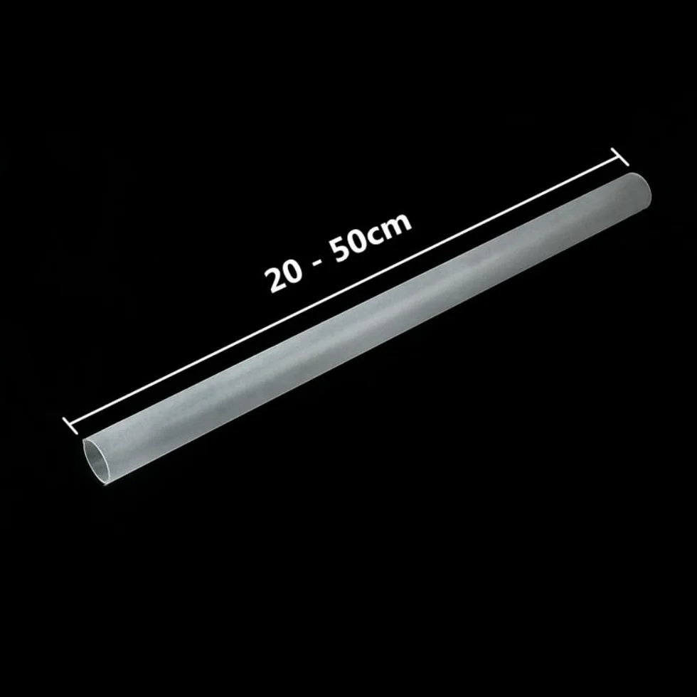 Tubi acrilici satinati PMMA 25MM 20CM per paralumi da giardino acquari fai da te
