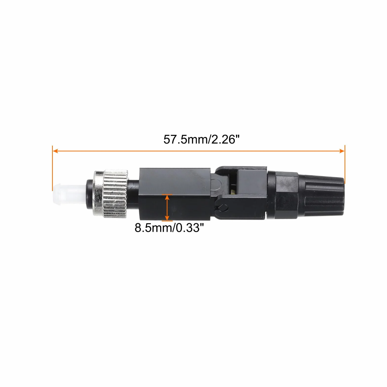 QUARKZMAN FC UPC Fibre Ottico Rapido Connettore Monomodale Fibre Cavo Rapido Connettore FC Veloce Connettori Adattatore per CATV Rete 2pz