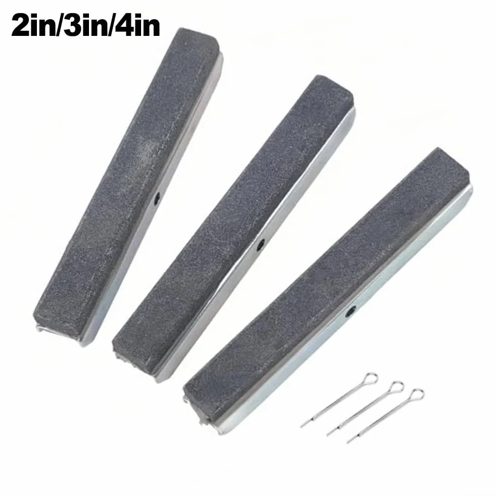 Set di 3 pietre per levigatura cilindri motore con 3 bracci cilindrici, strumento progettato per il trattamento e la manutenzione del cilindro del motore (7,6 cm)
