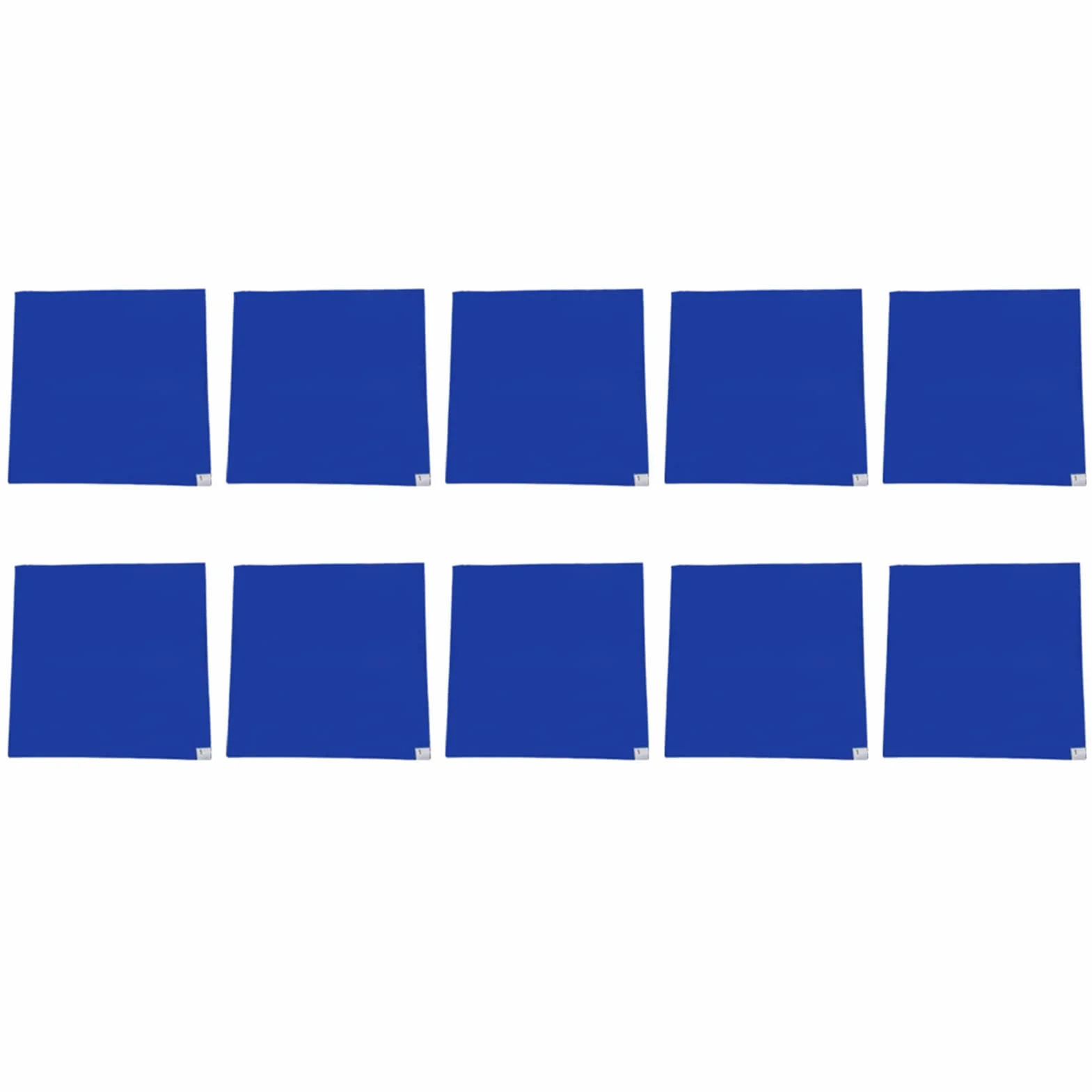 Tappetino Adesivo per Camere Bianche 18x36 Pollici 10 Pezzi Blu
