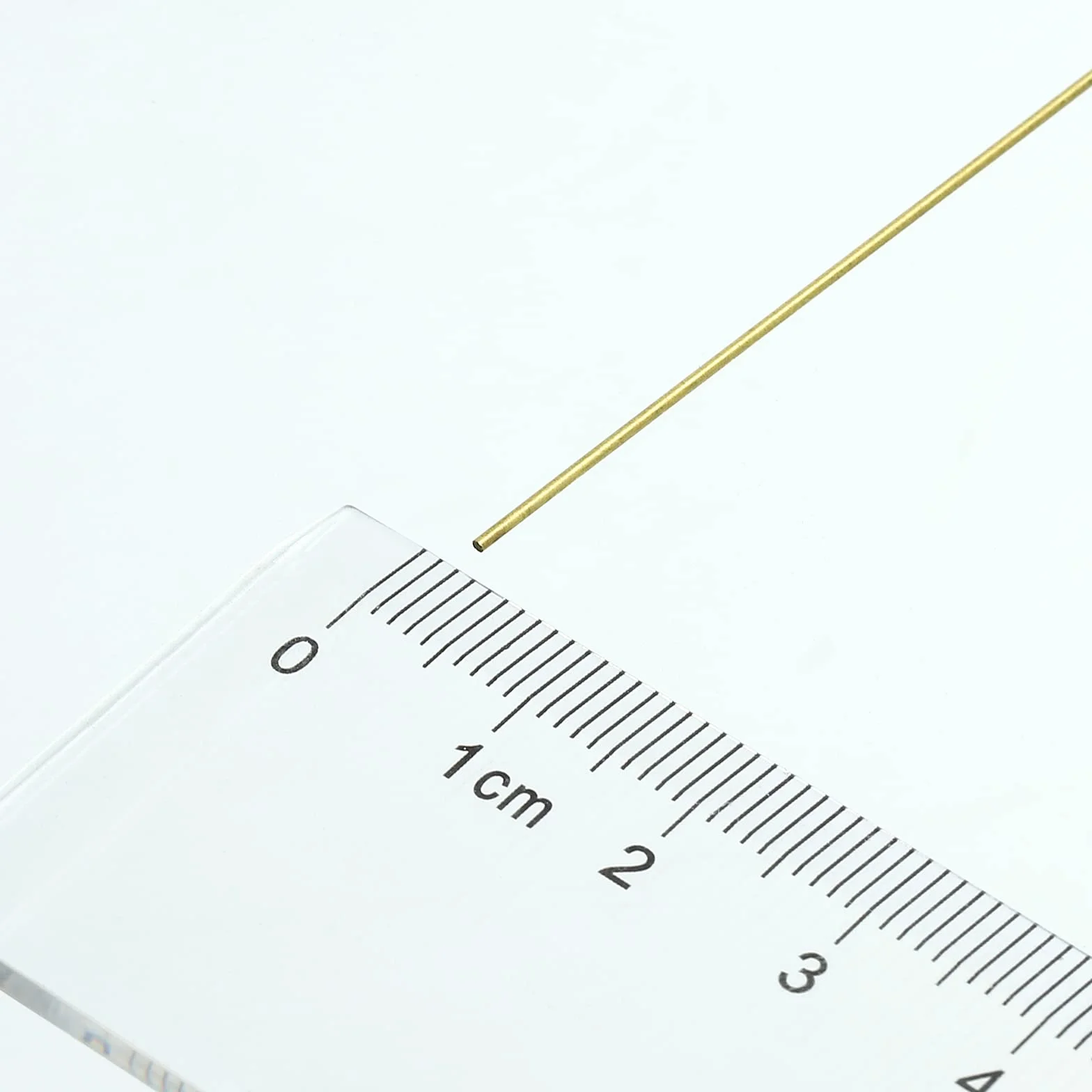 sourcing map Asta in ottone, asta rotonda in ottone, diametro 0,7 mm, lunghezza 300 mm, per modelli RC fai da te, confezione da 10