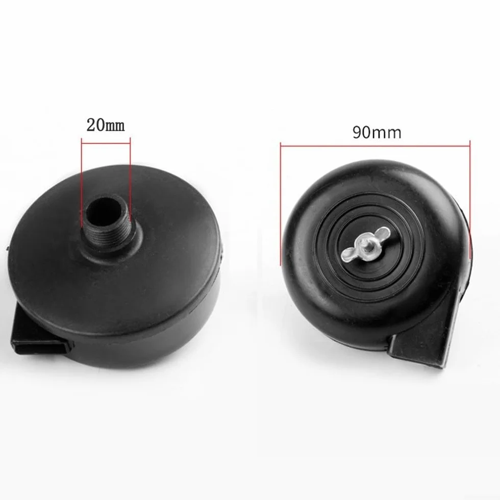 Cartuccia filtro compressore d'aria e silenziatore per pompa a vuoto a pistone 16 mm