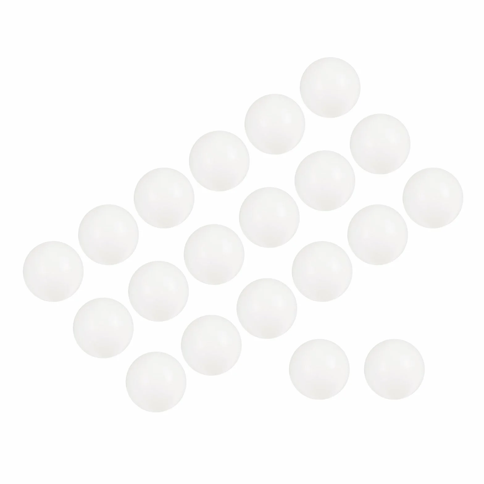 25 Pezzi Sfere di Precisione 4 Mm PA Nylon per Cuscinetti e Valvole Solide