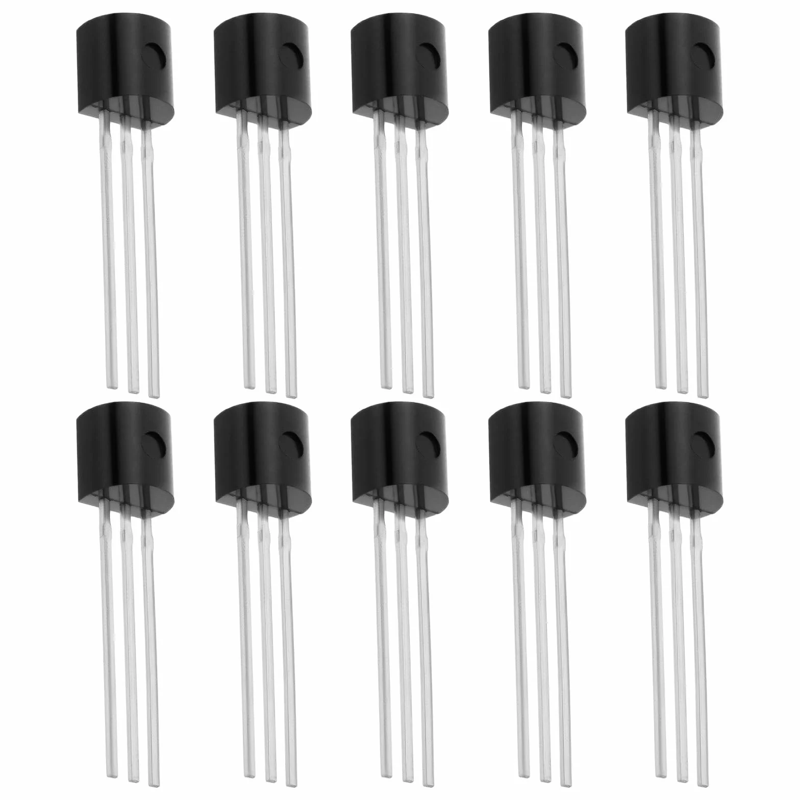 The Lord of the Tools 10PCS J201 50mA 40V JFET N-Channel Transistor TO-92 per amplificazione audio circuiti ad alta impedenza di ingresso