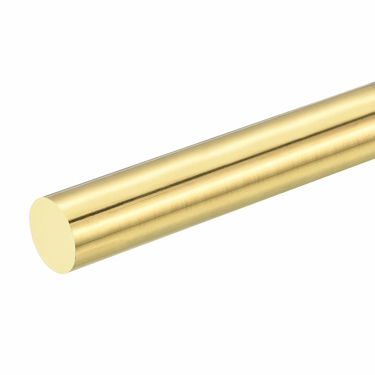 QUARKZMAN 1 Pezzo Asta Tonda Solida In Ottone H62 45/64"(18mm) x 4"(102mm) Barra Tornio Per DIY Artigianato