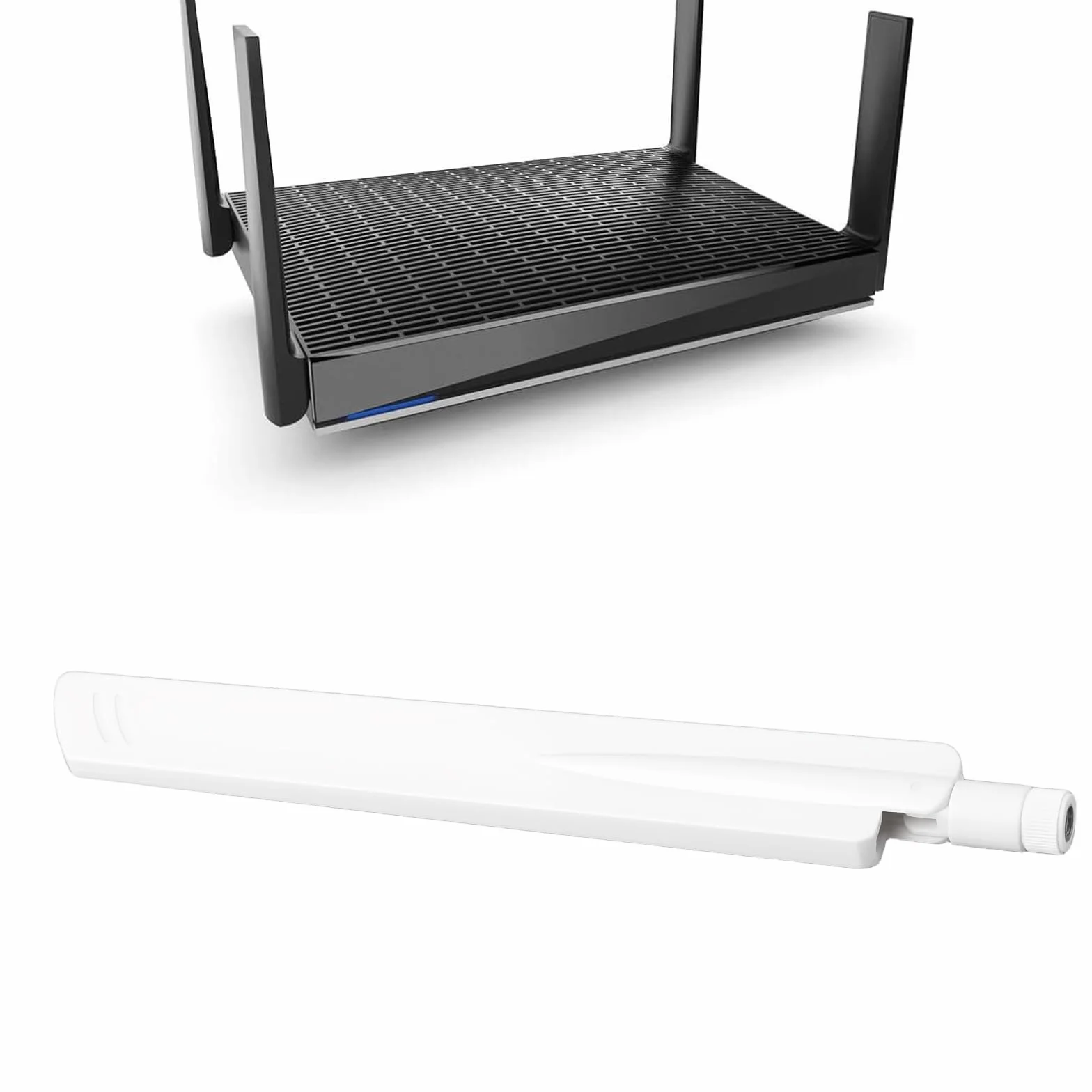 SG Store Antenna Omnidirezionale SMA Ad Alto Guadagno 5G 18dBi Full-Band 600-6000MHz per Apparecchiature di Rete GSM/GPRS/5G/NB-loT Full Band Bianca