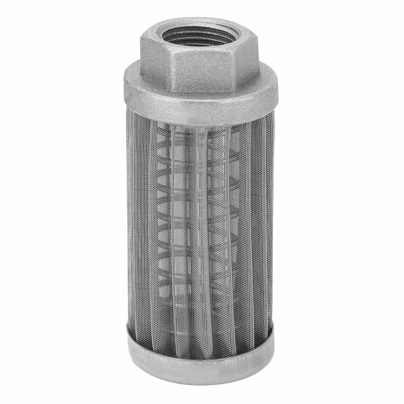 Filtro di Aspirazione Idraulico, Olio, Rete Acciaio Inossidabile, Collegamento Tubolare, per Generatore