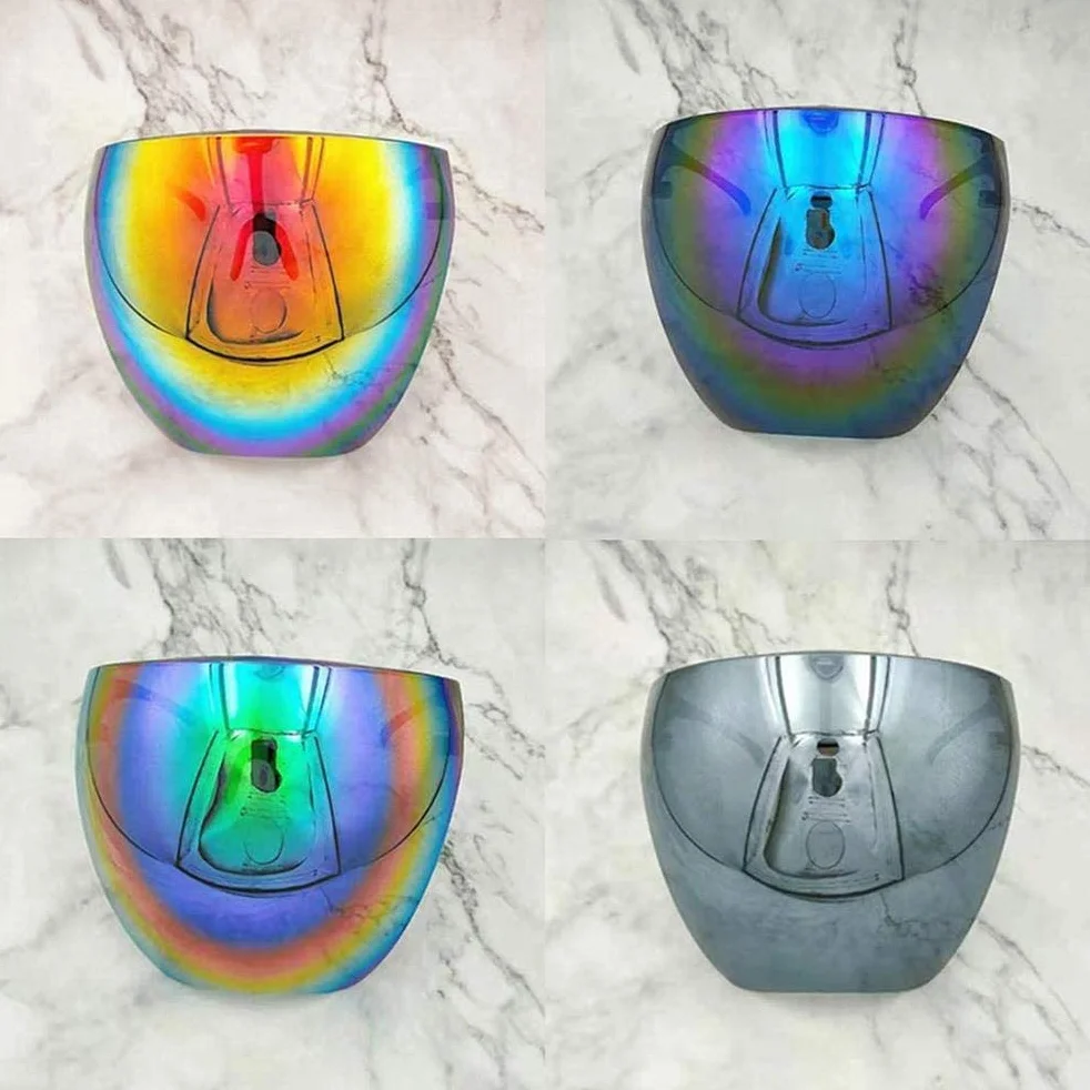 Gonetre Visiera Protettiva UV 400, Occhiali Protettivi Colorati Vernice Colorata Visiera per Occhiali da Sole Visiera, Pannelli Resistenti Ai Raggi UV Copertura Integrale Visiera