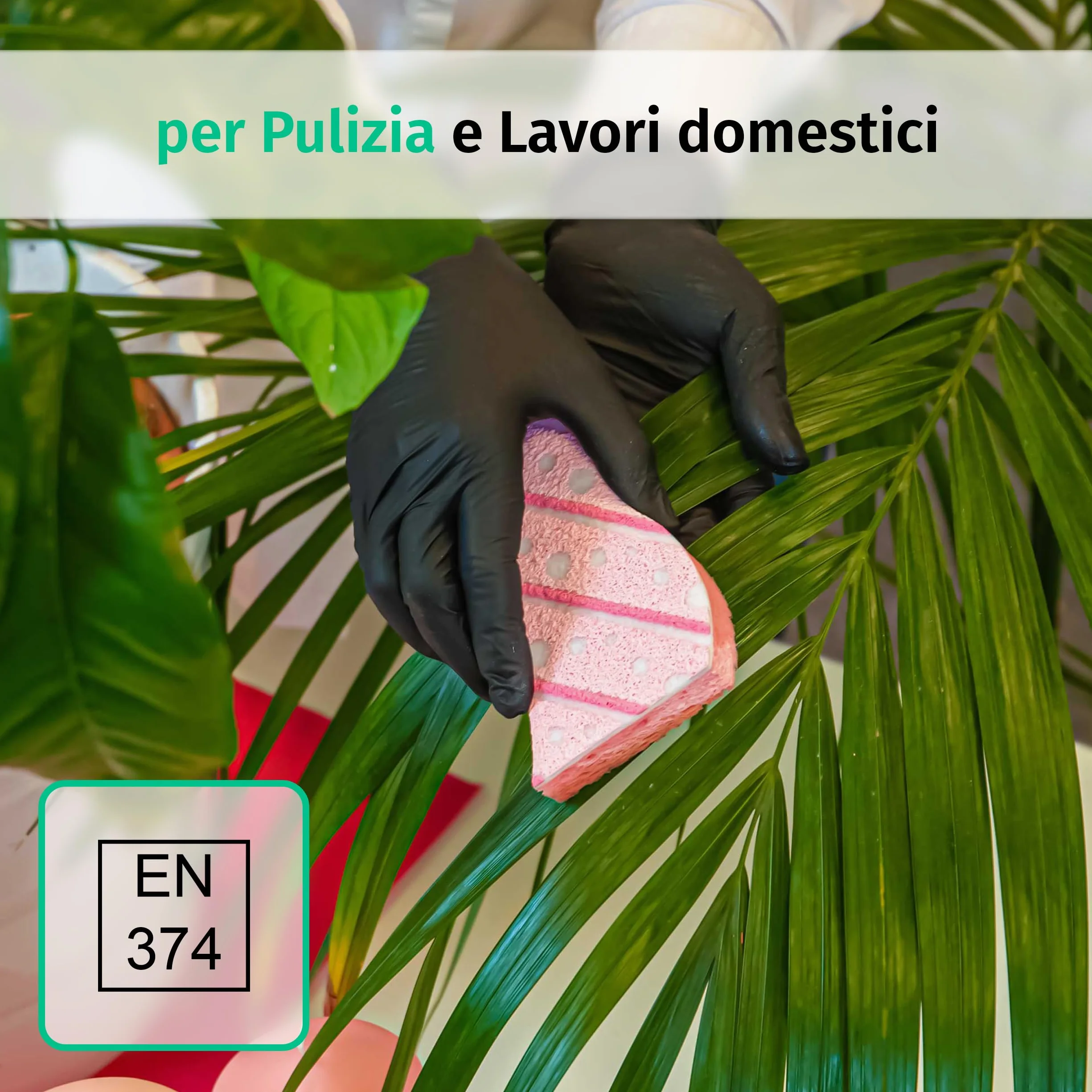 Guanti Nitrile S Neri 200 Pezzi Monouso Senza Lattice Senza Polvere