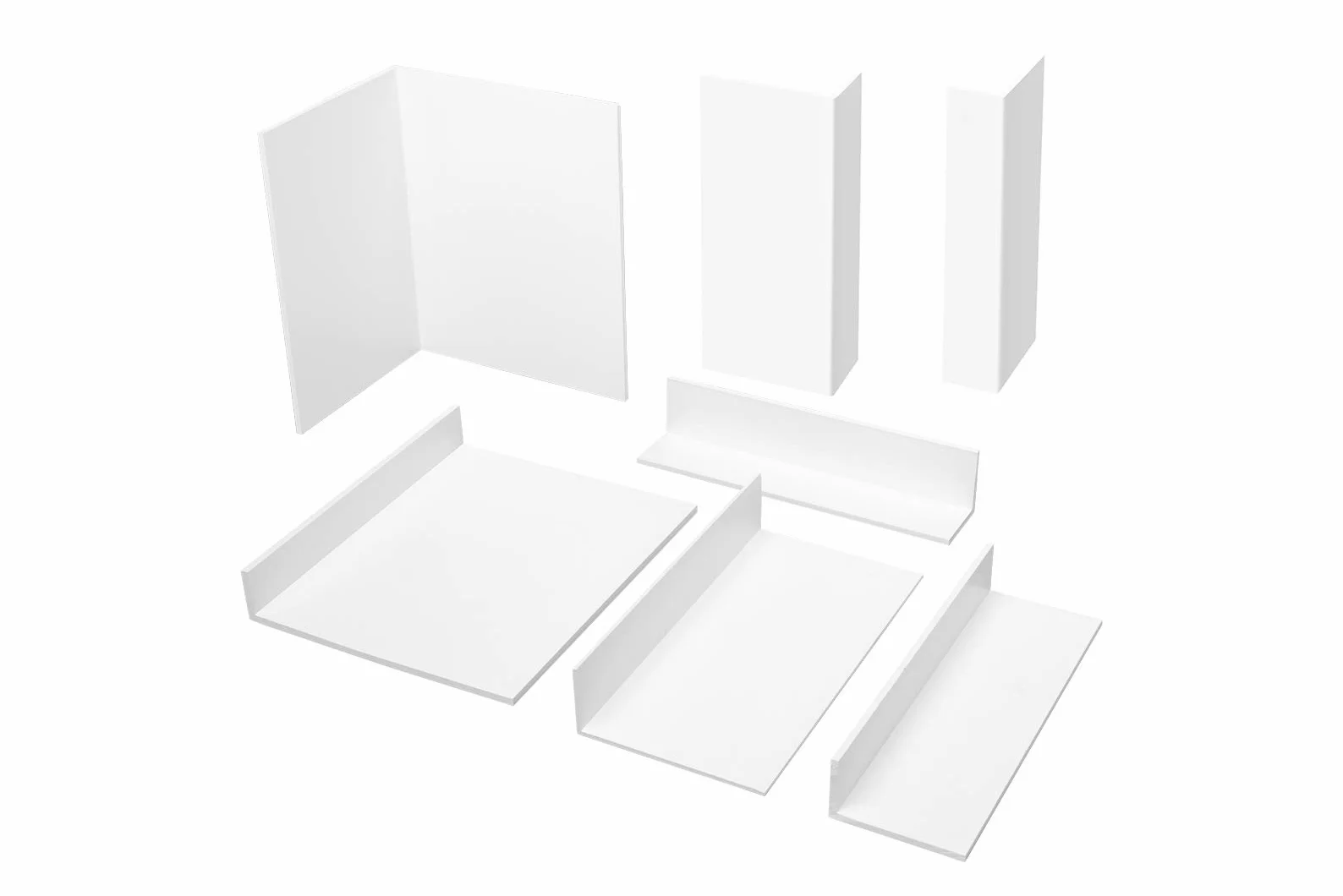 Profili d'angolo in PVC HJ 324 2m Angolo disuguale 3-4mm